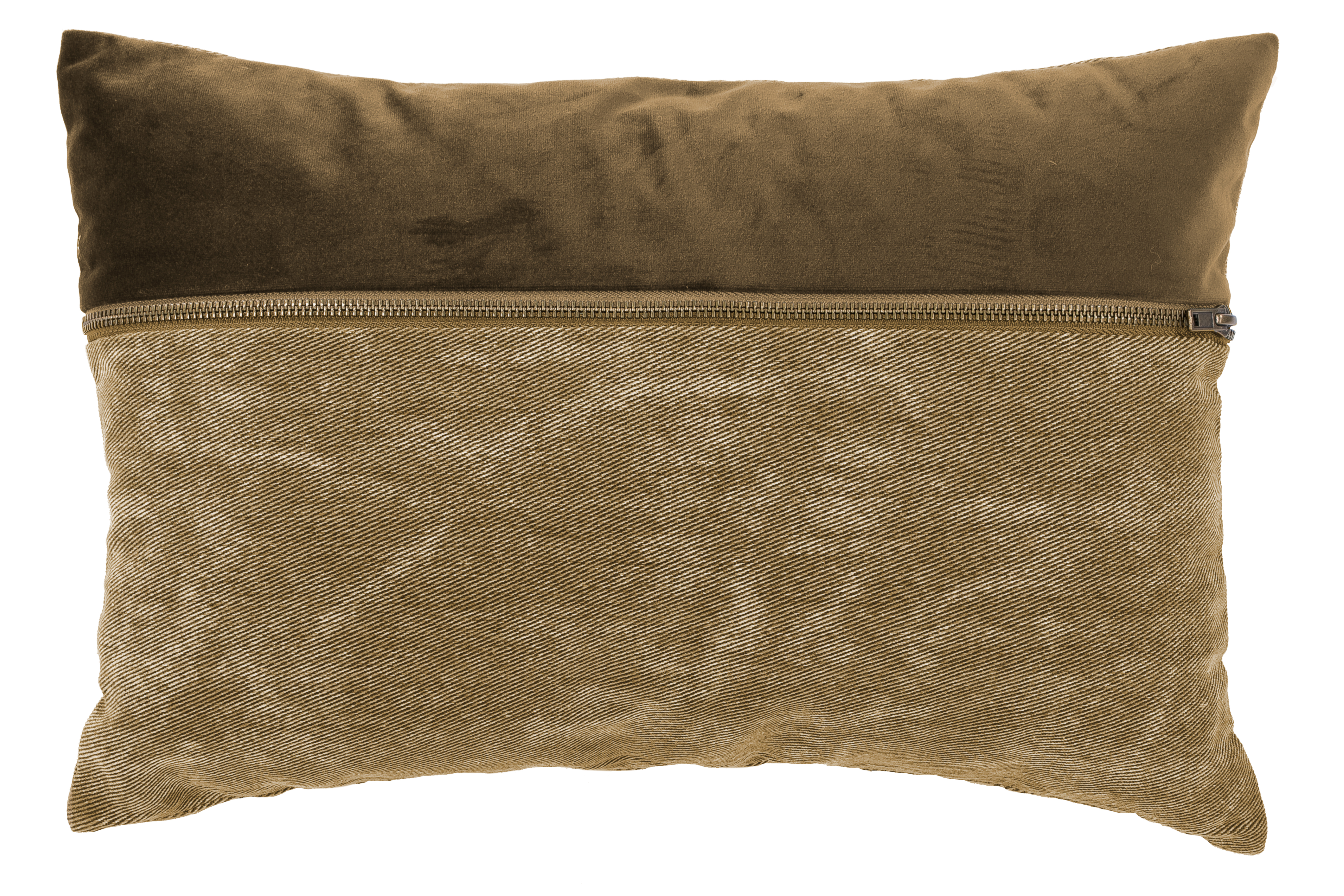 Cushion (filled) VELVET MIX - CHESTER 30x45cm, camel