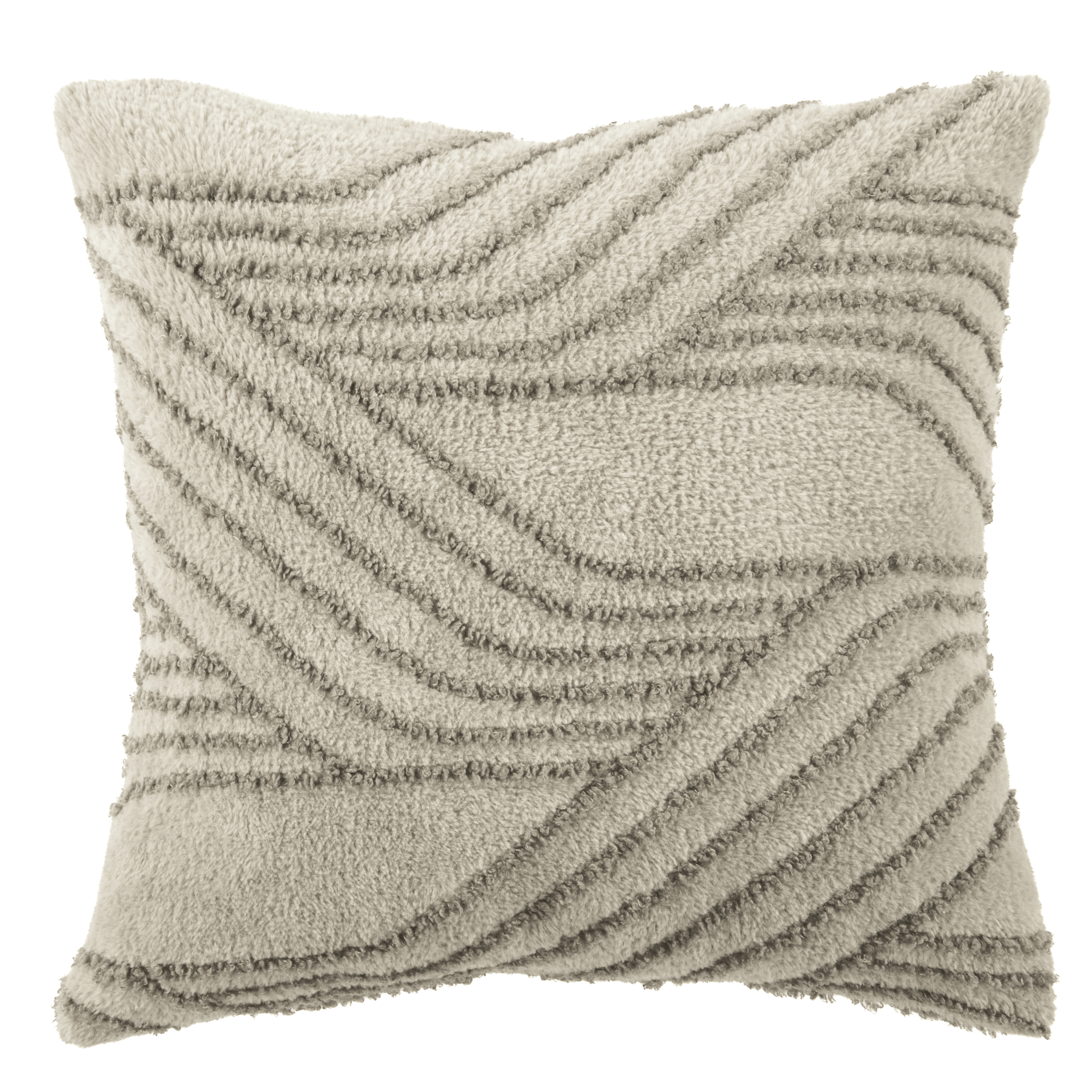 Sierkussen EVERLY - 45x45 cm, taupe