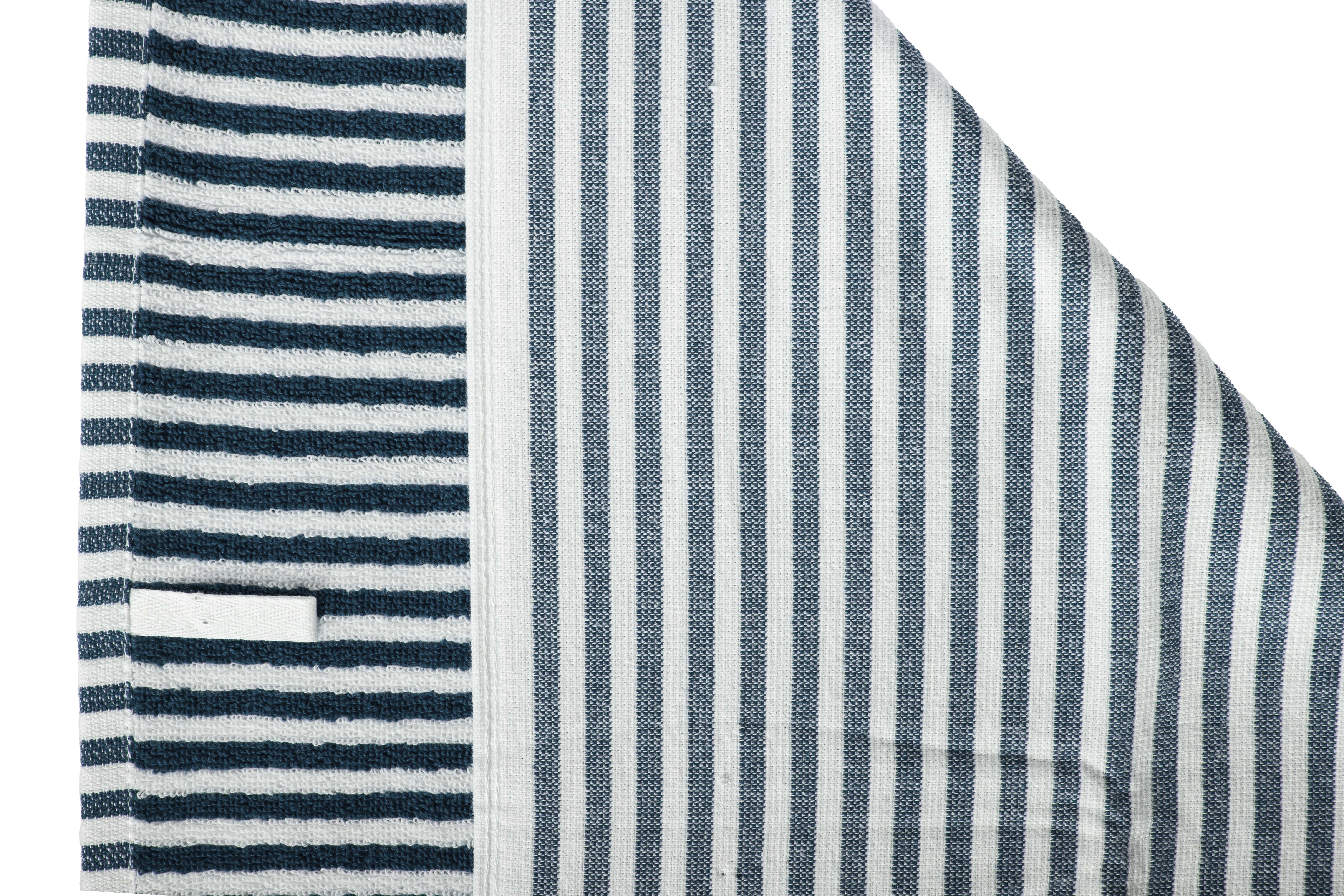 Torchons Culinary Duo Stripe 50x76 washed indigo, set3