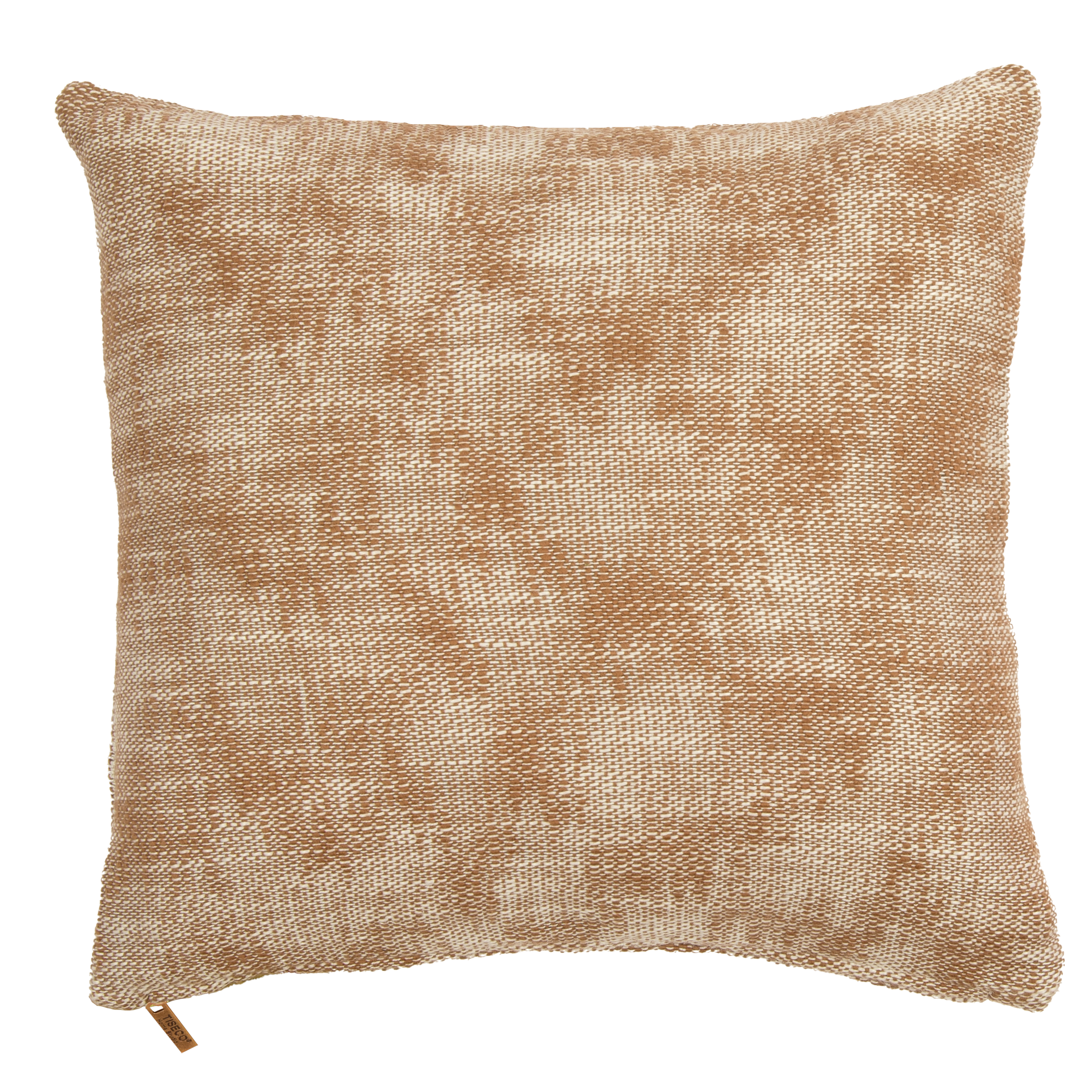 Cushion (filled)  COTTON SLUB MELANGE 45X45cm, indian tan