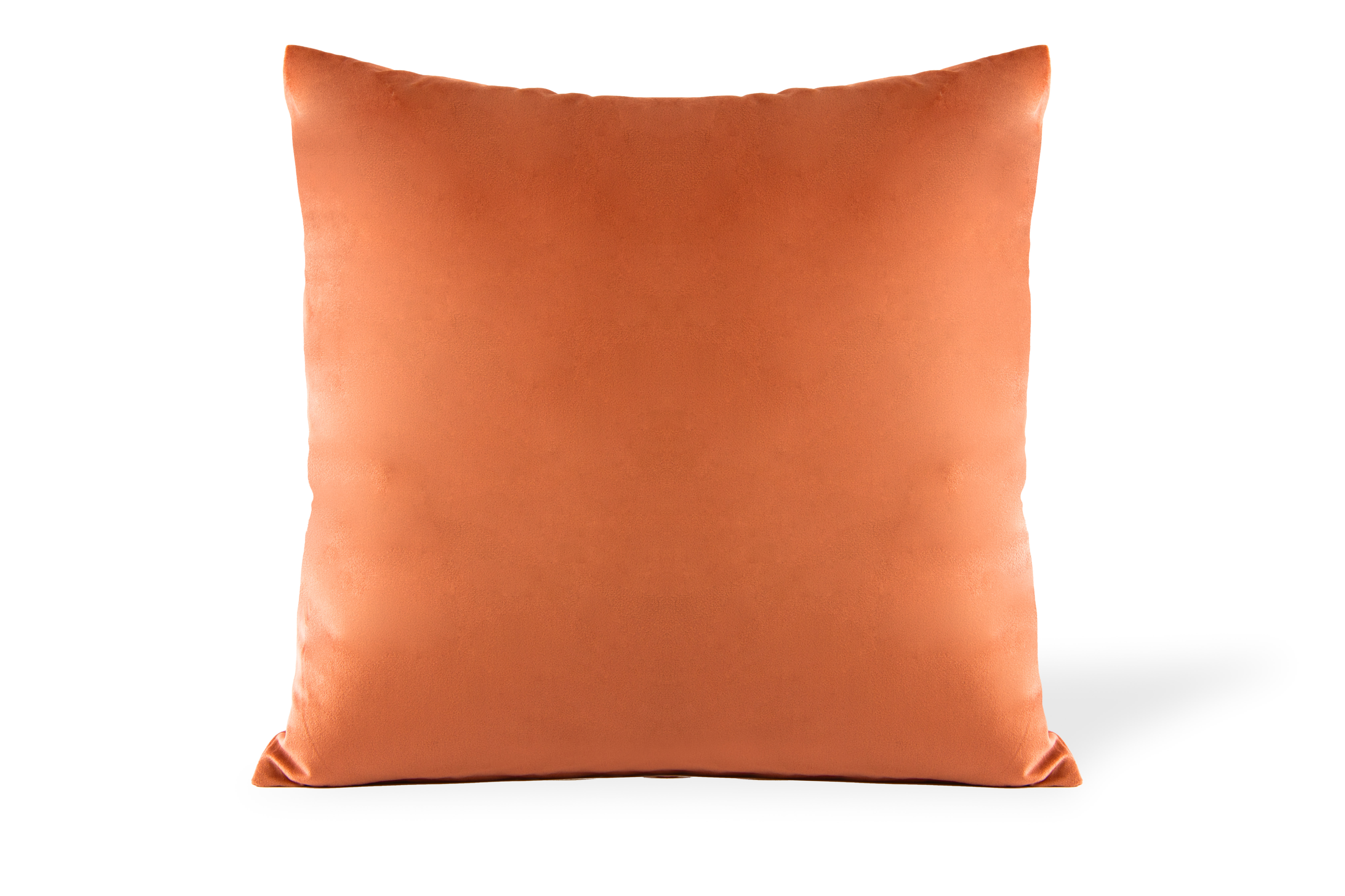 Coussin (rempli) Microvelvet - 45X45cm, orange