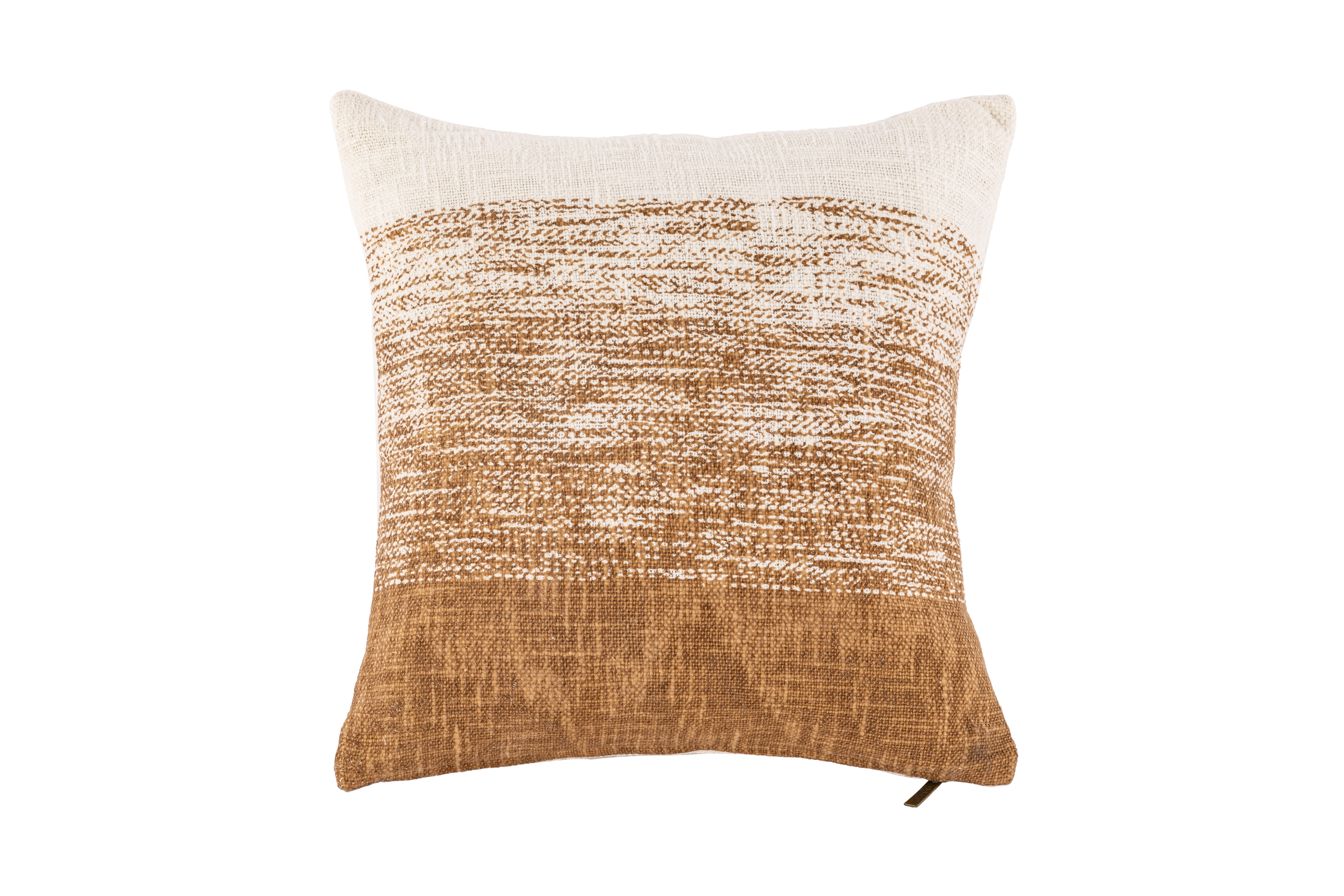 Coussin (rempli) SLUB OMBRE 45X45CM, indian tan