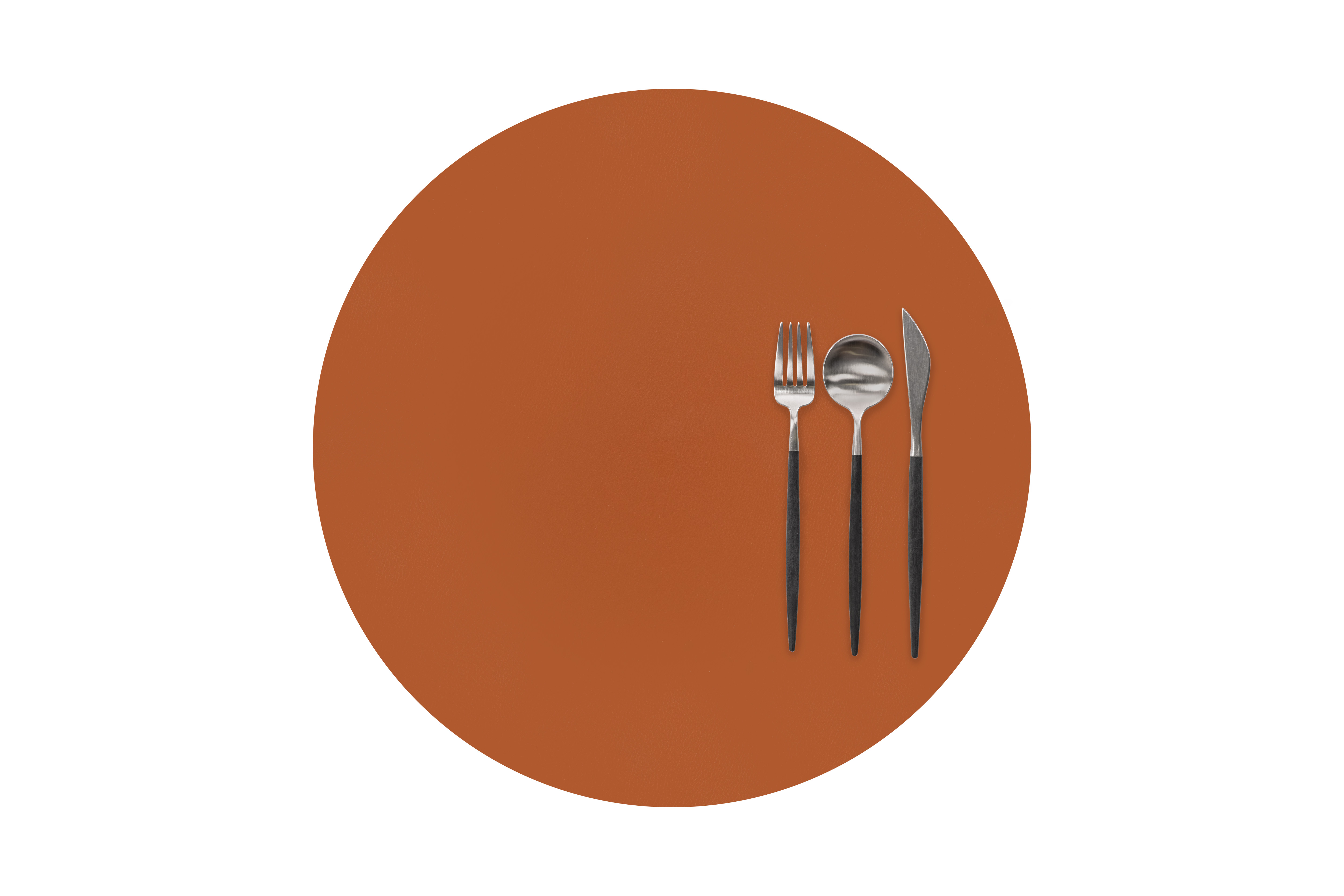 Placemat round - TOGO - 38cm, caramel