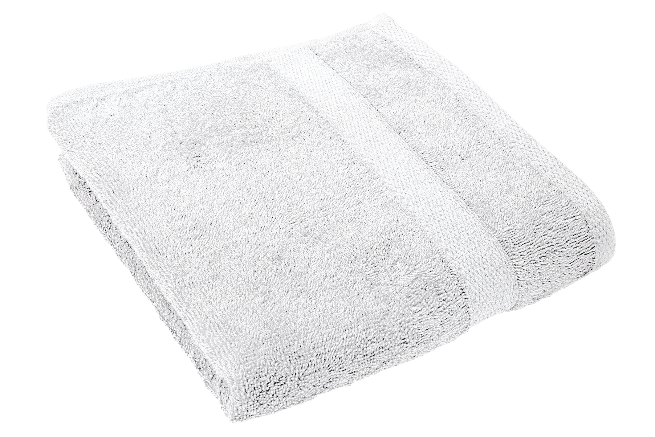 Bath towel 50x100cm, snowwhite