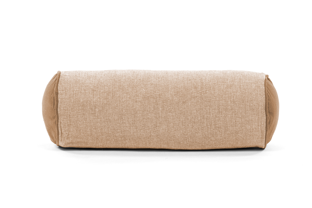 Bolster CHAMBRAY - dia 15x45cm, indian tan