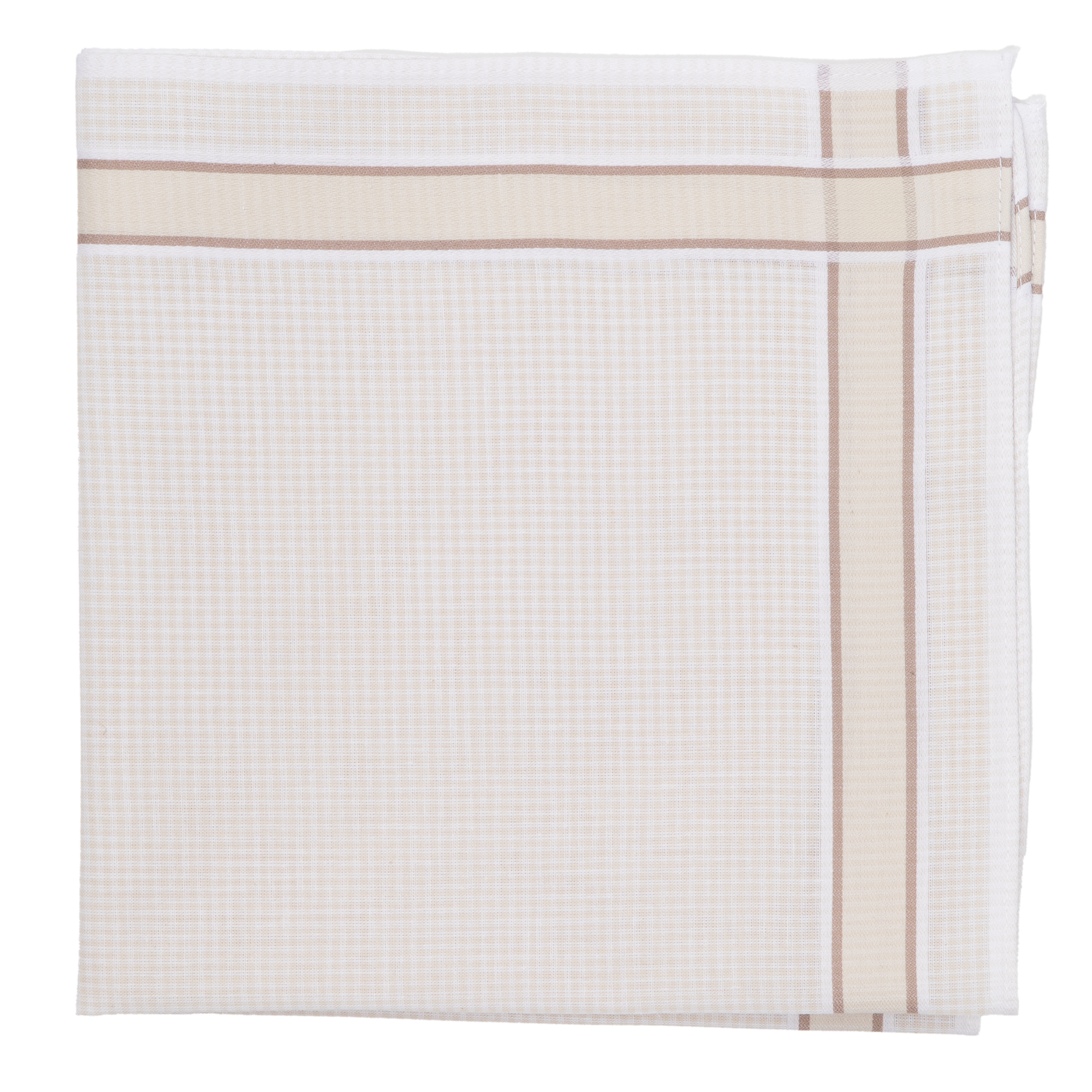 Mouchoirs homme ALTO 4 - SET/6 - 40x40 cm, taupe