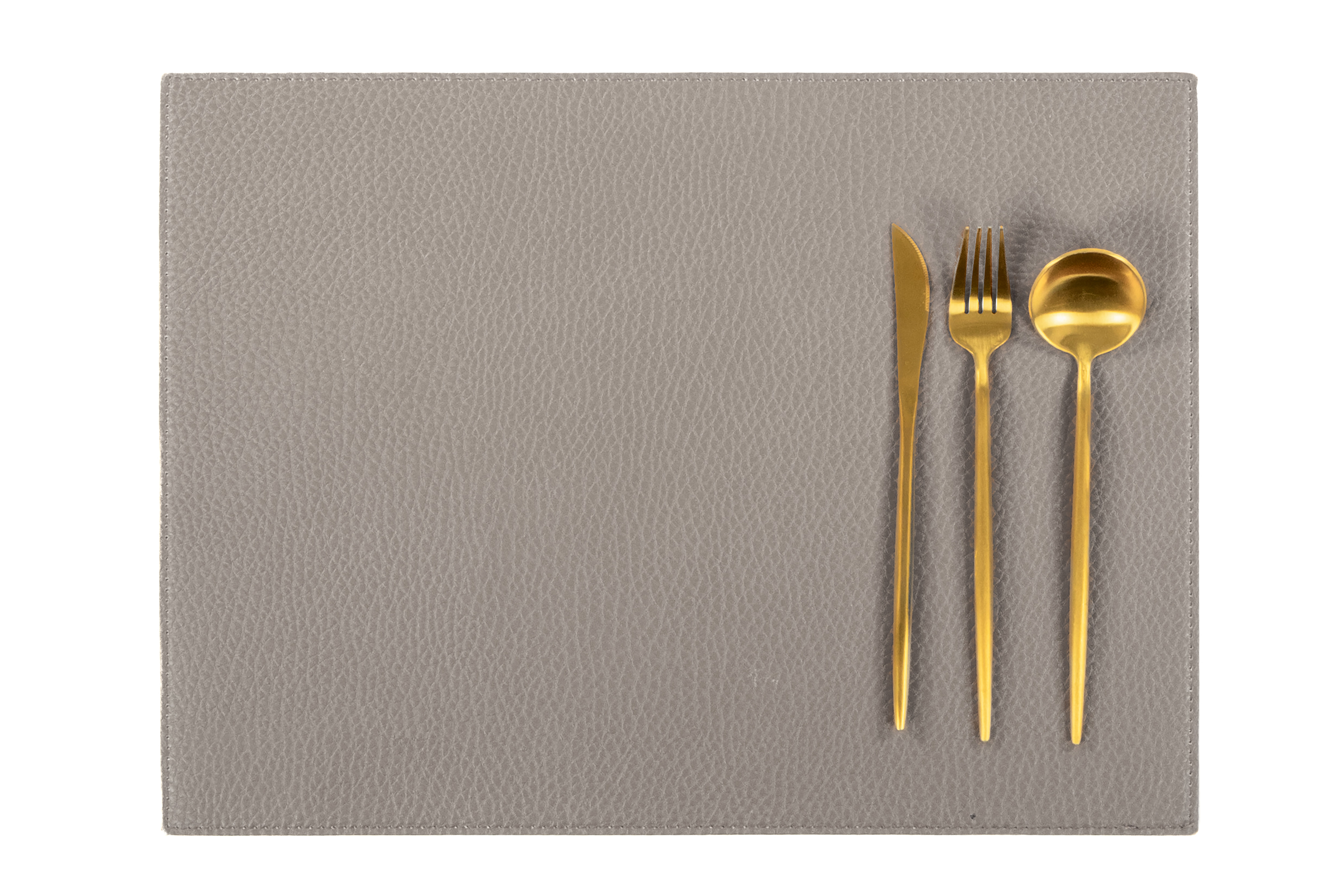 Set de table GAVIN - double face - 33x45 cm, gris