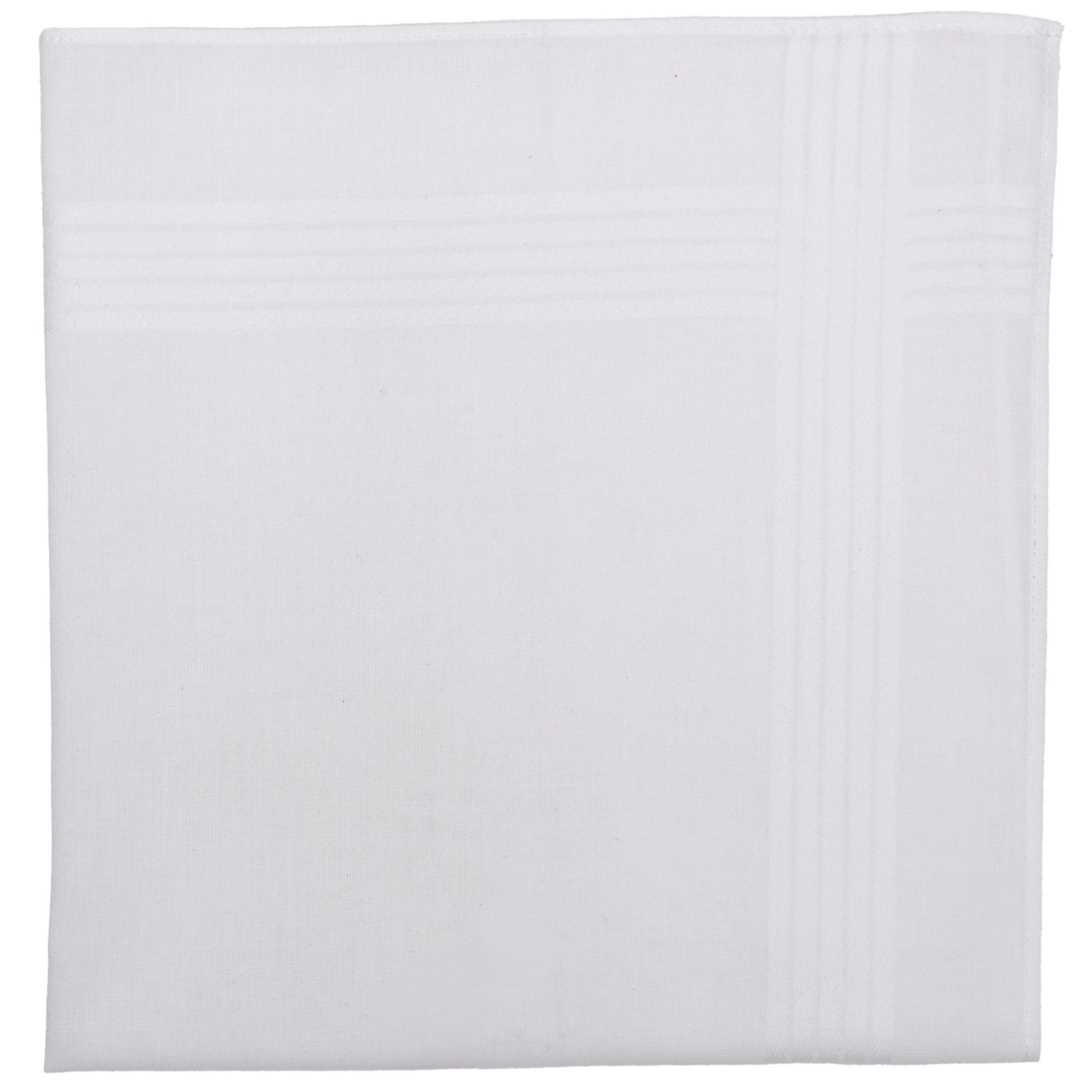Men handkerchief ALTO 1 - SET/6 - 40x40 cm, white