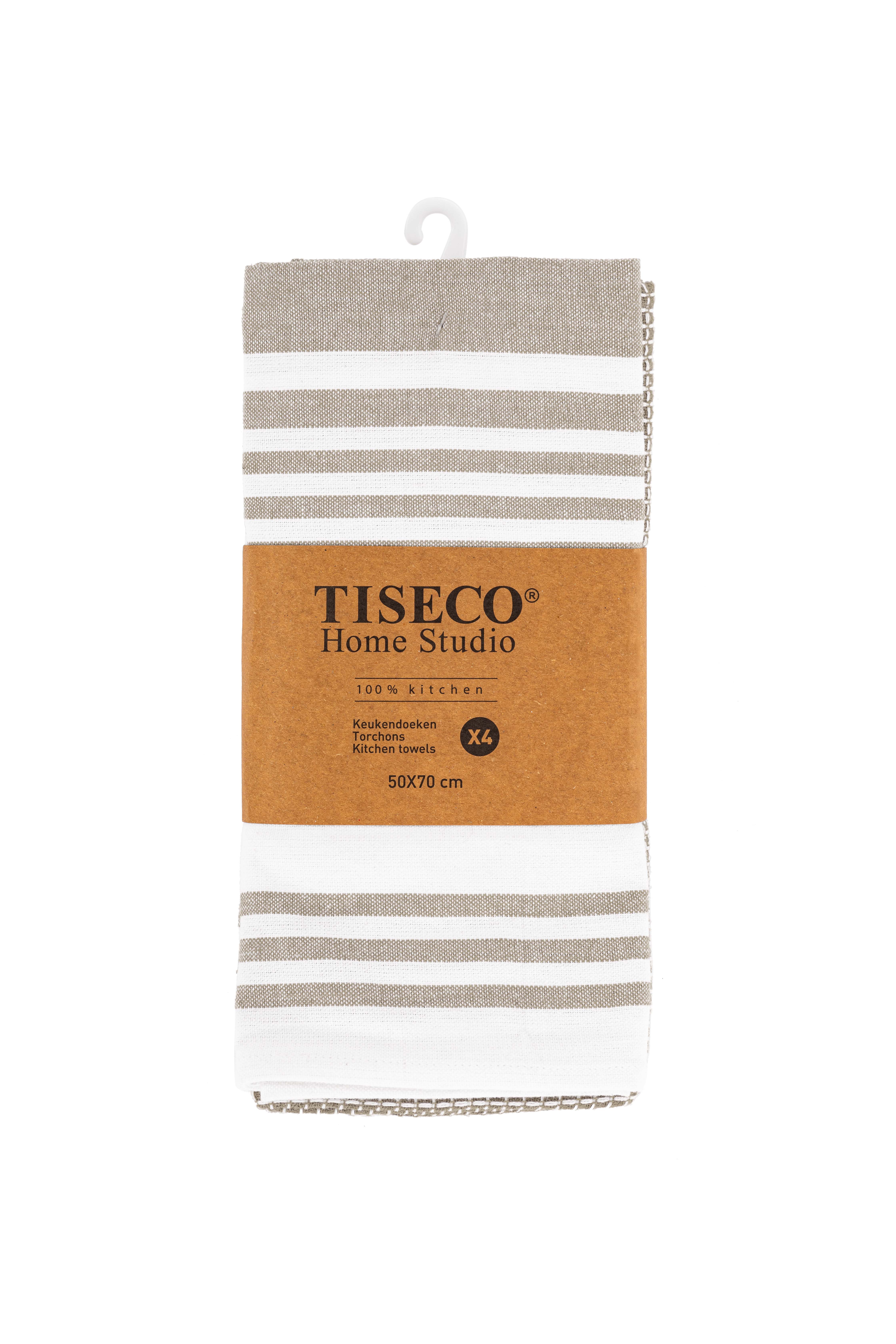 Kitchen towel COMBO 50x70cm - set/4 - taupe