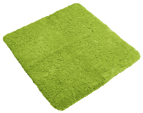 Tapis de bain microfiber antislip 60x60 macaw green