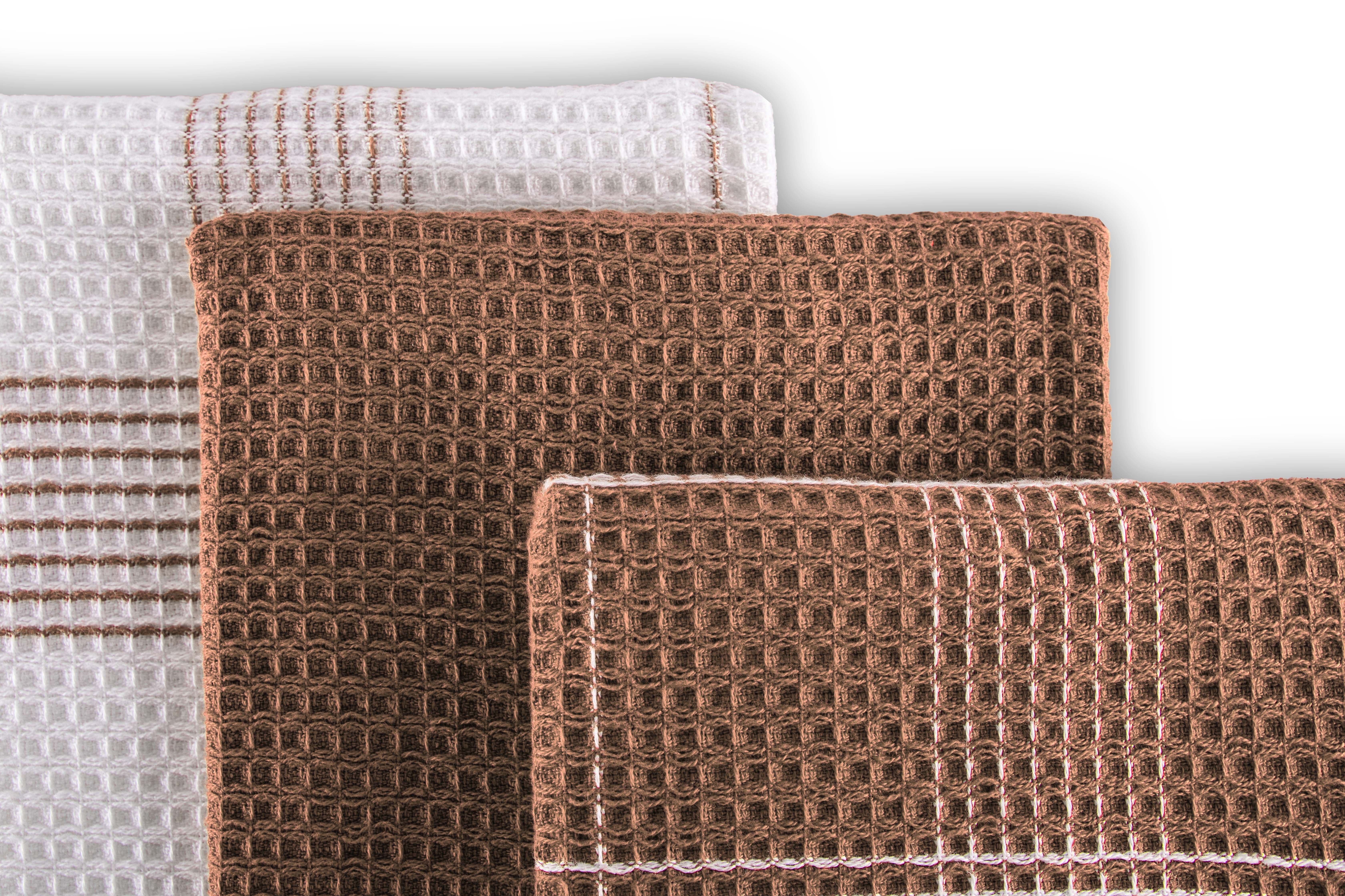 Kitchentowels Culinary Duo Waffle 50x76 brown, set3