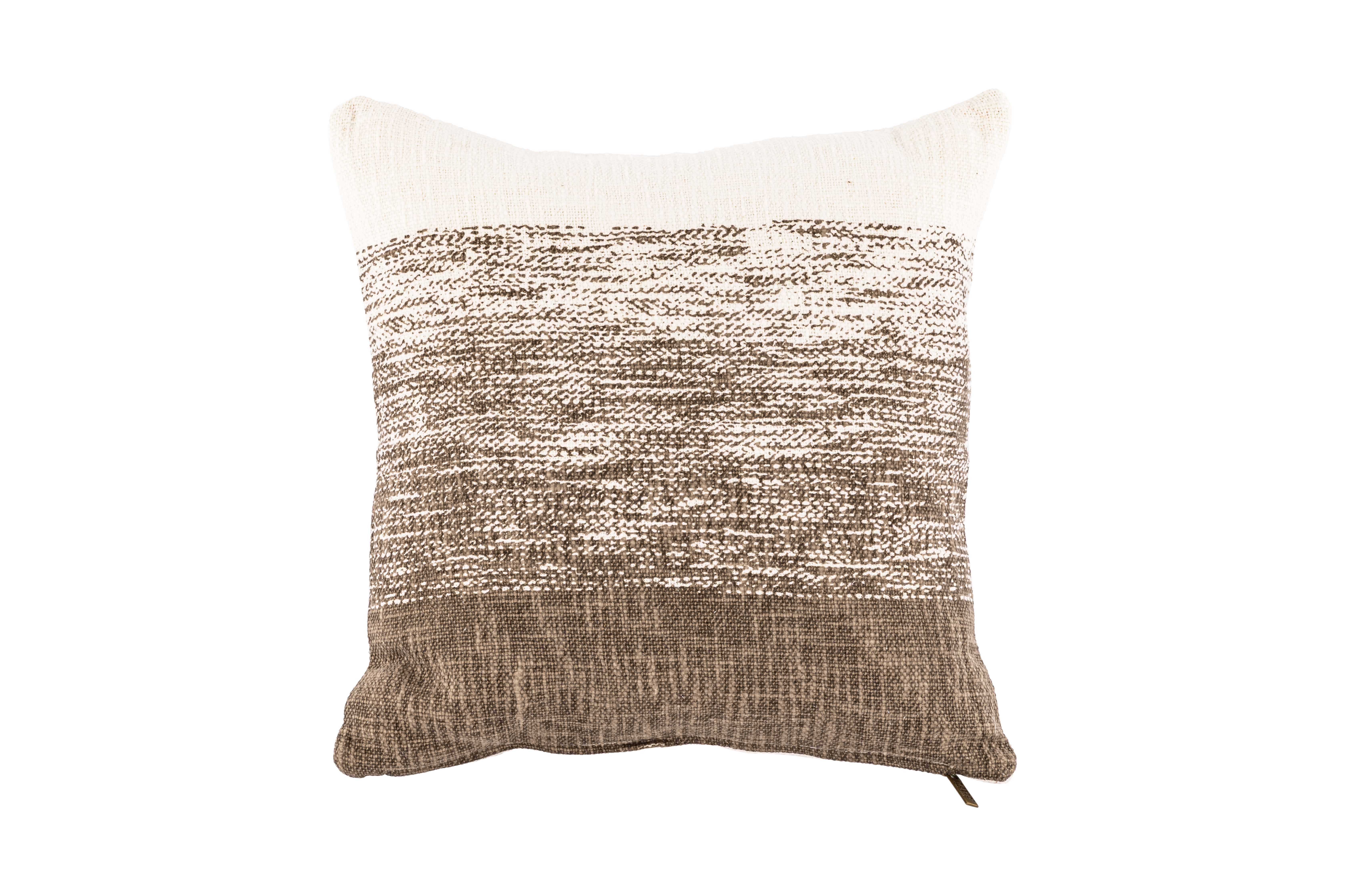 Cushion (filled) SLUB OMBRE 45X45CM, taupe