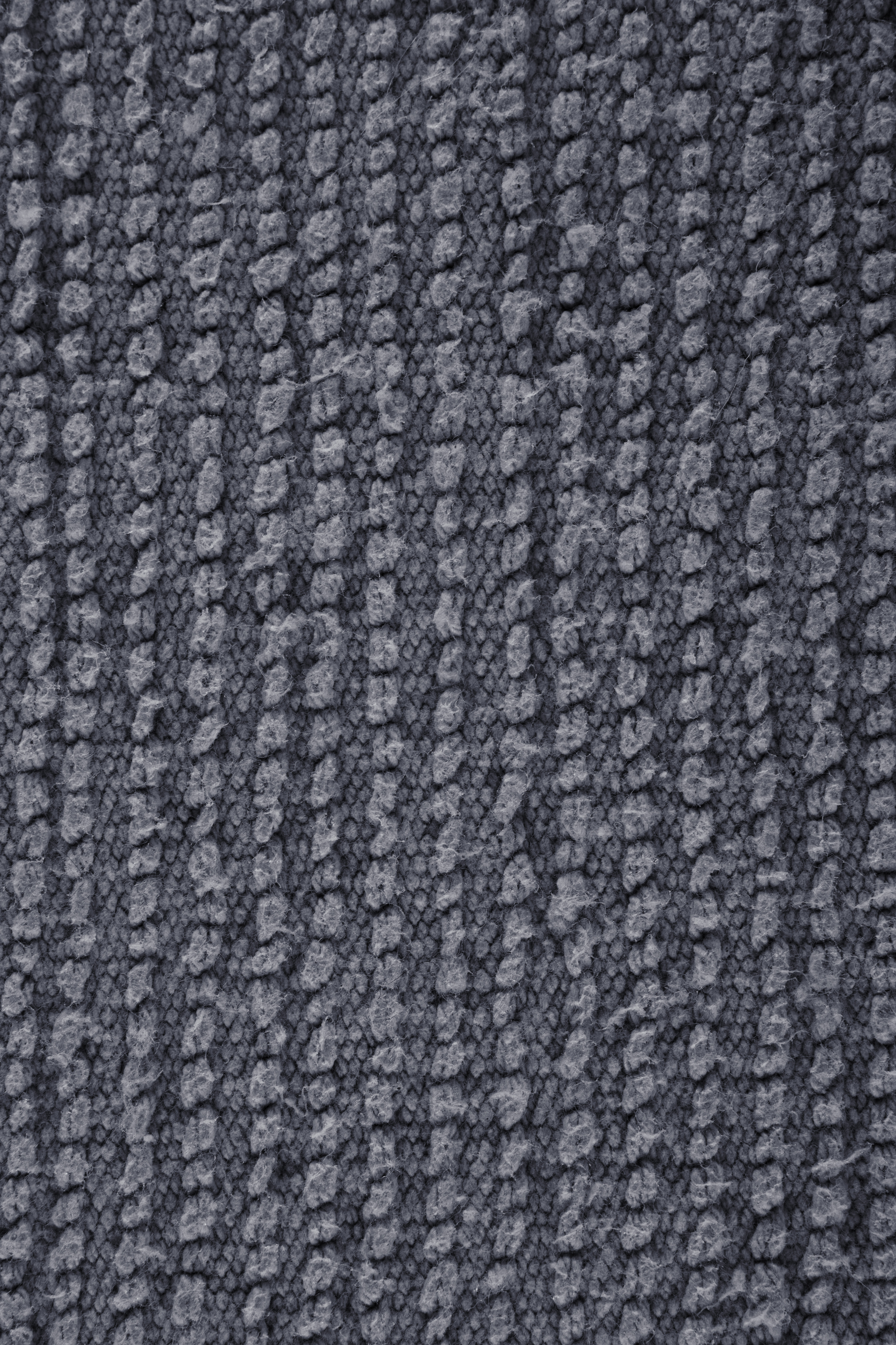 Toilet mat RIVA - cotton anti-slip, 50X45cm, stone blue