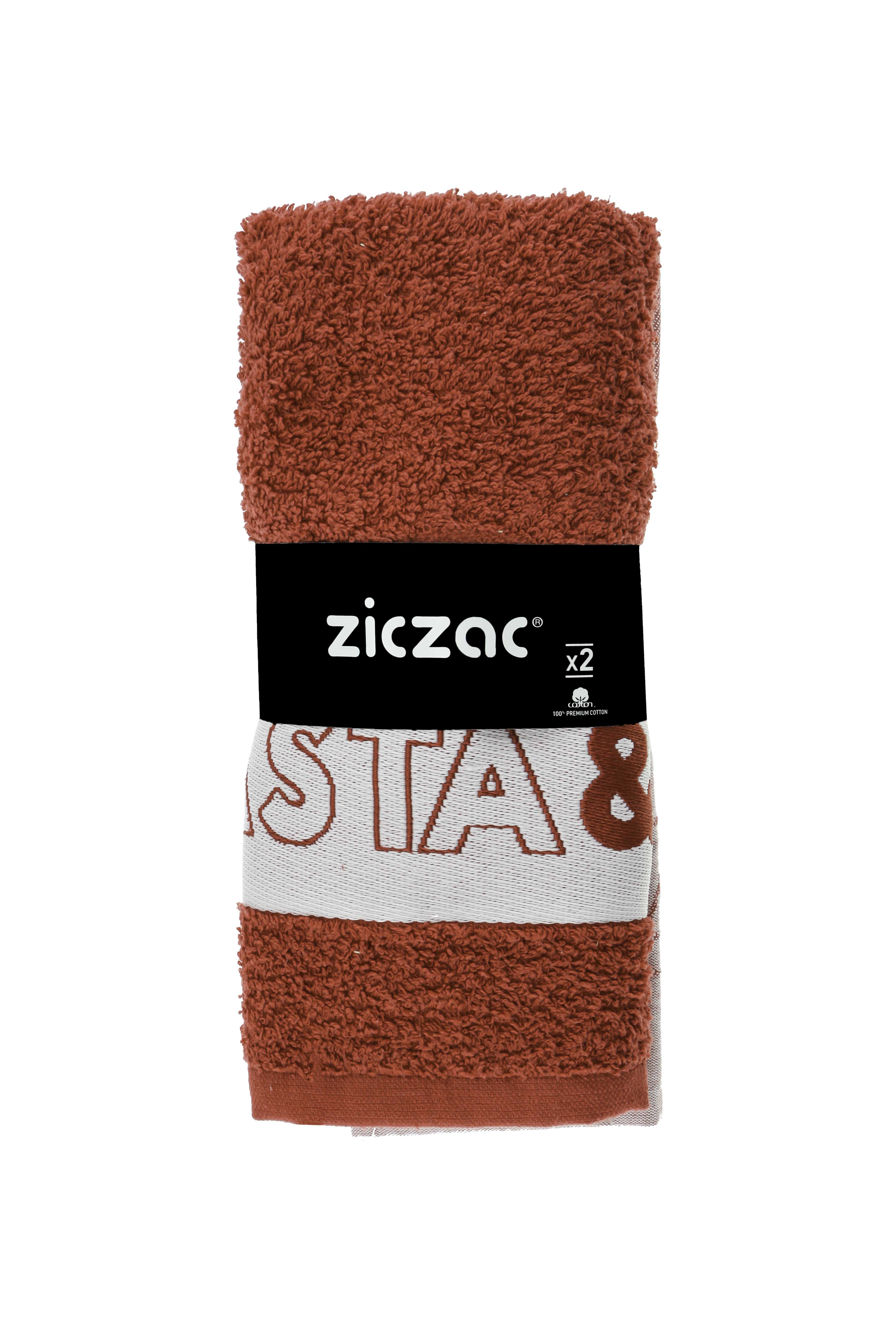 Jacquard terry + kitchentowel pasta gusto set2, red