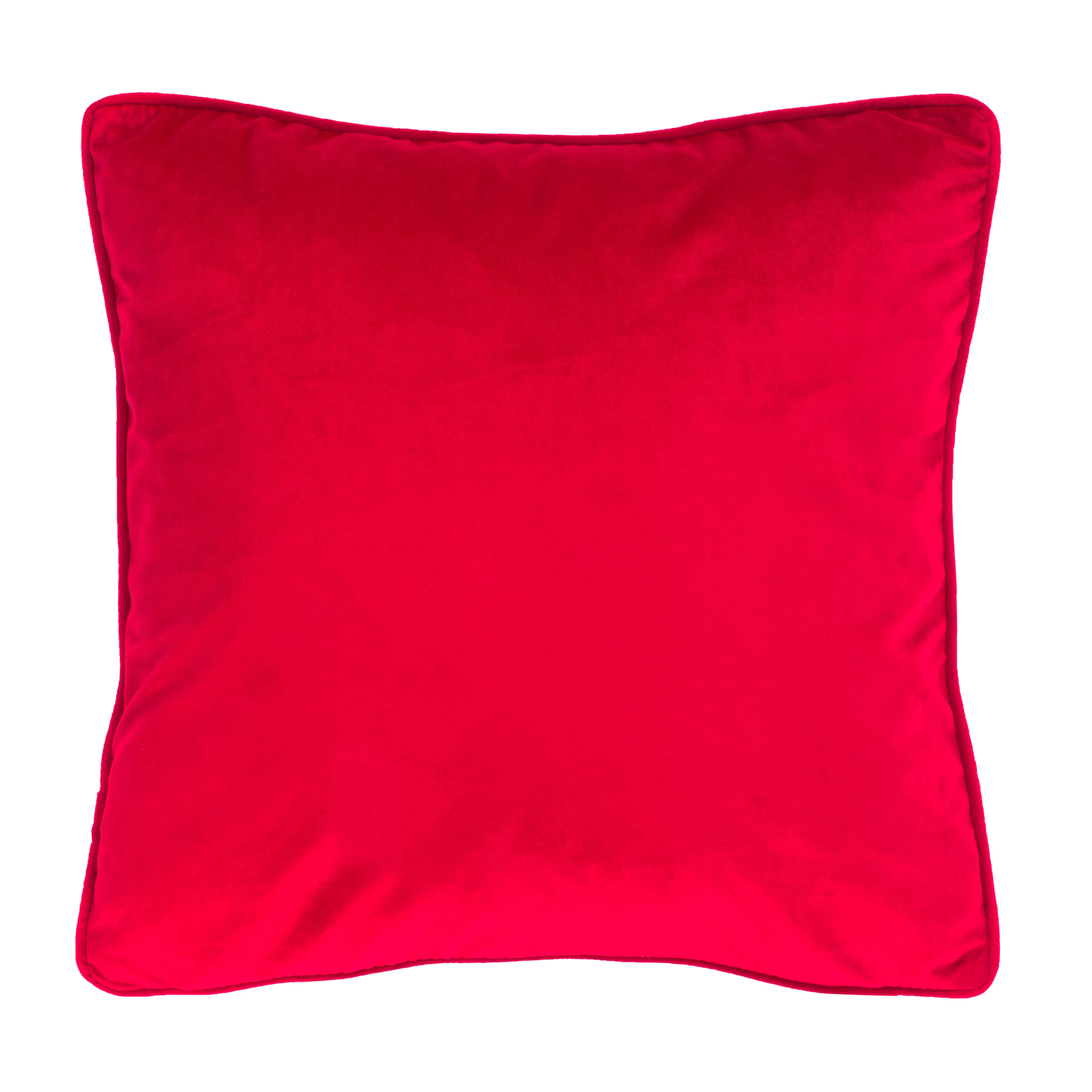 Cushion (filled) Microvelvet Red 45X45CM