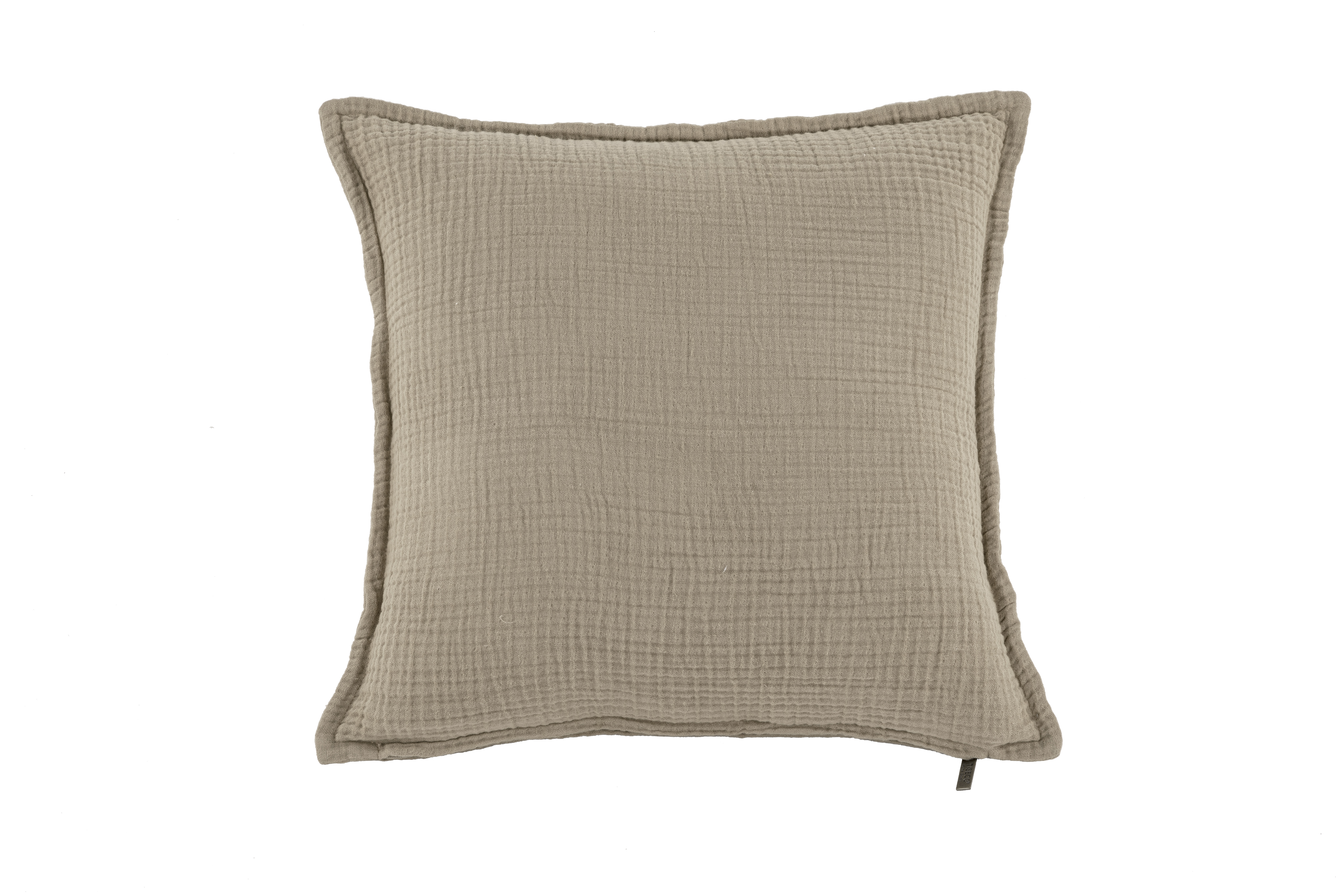 Kussen (gevuld) SUZETTE 45X45CM, taupe