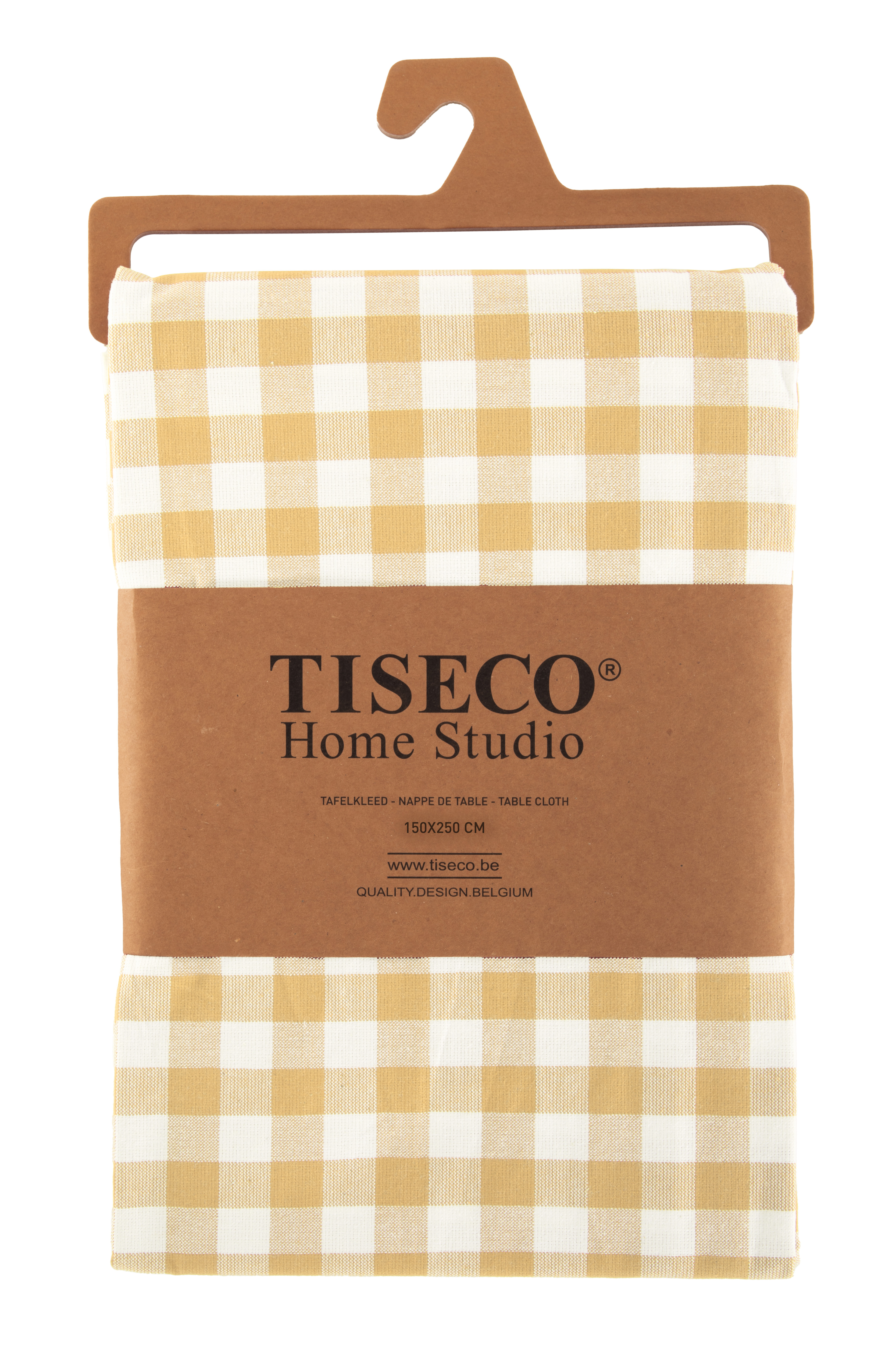 Nappe de table GINGHAM - 150x250 cm, jaune