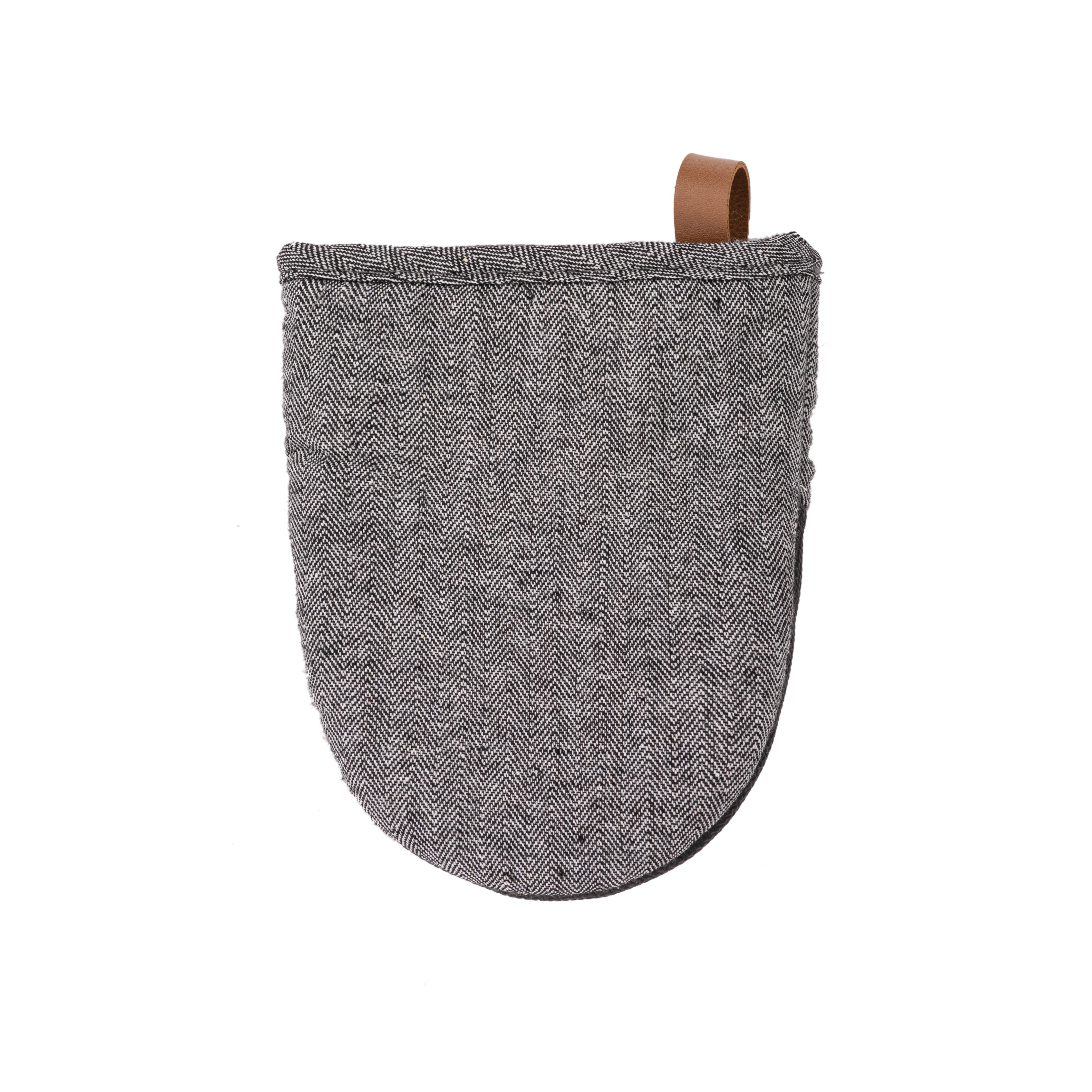 Gripper SHERLOCK FISHBONE - SET/2 - 14x18 cm, zwart