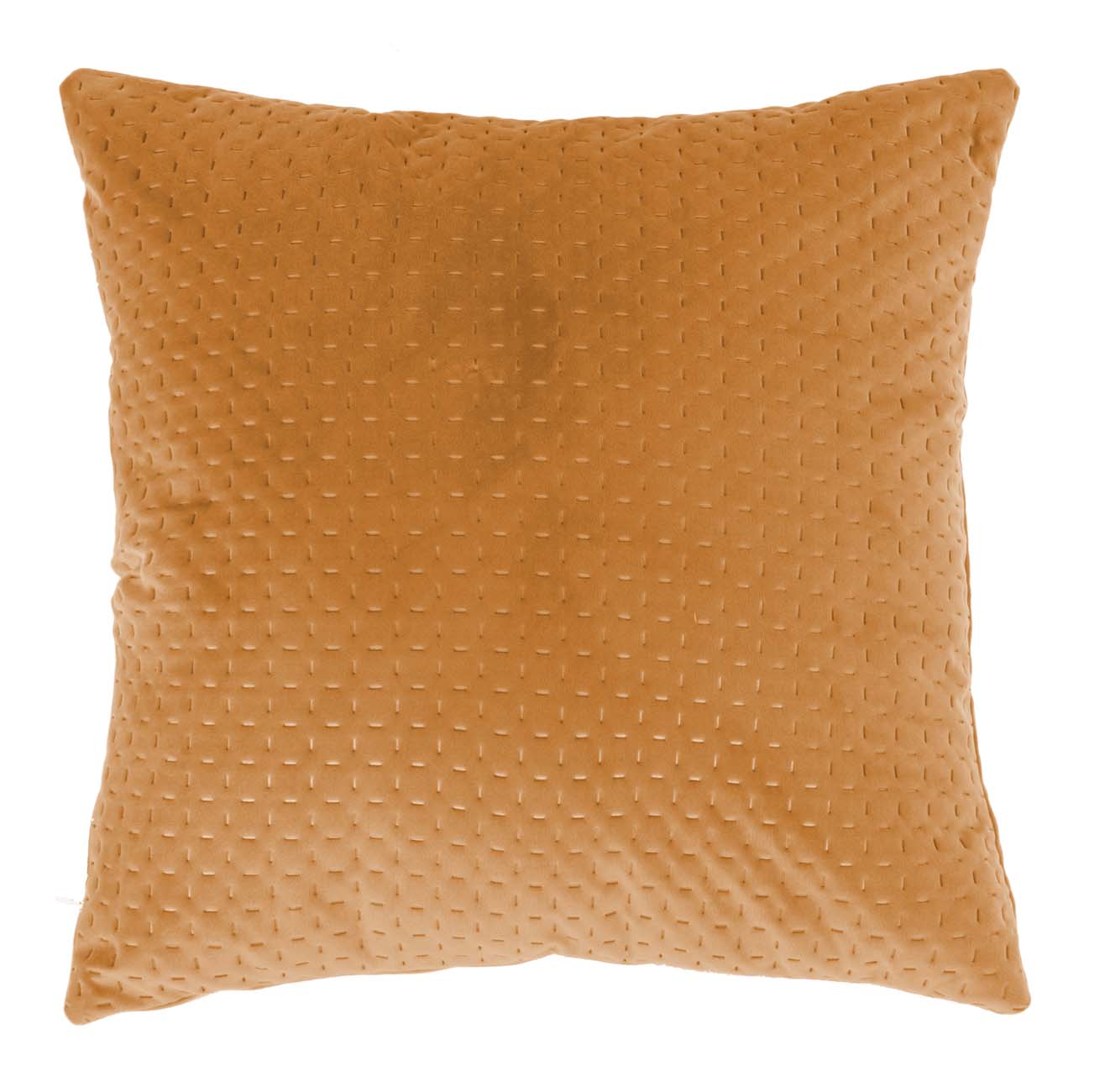 Cushion (filled) laser cut camel yellow 45X45CM