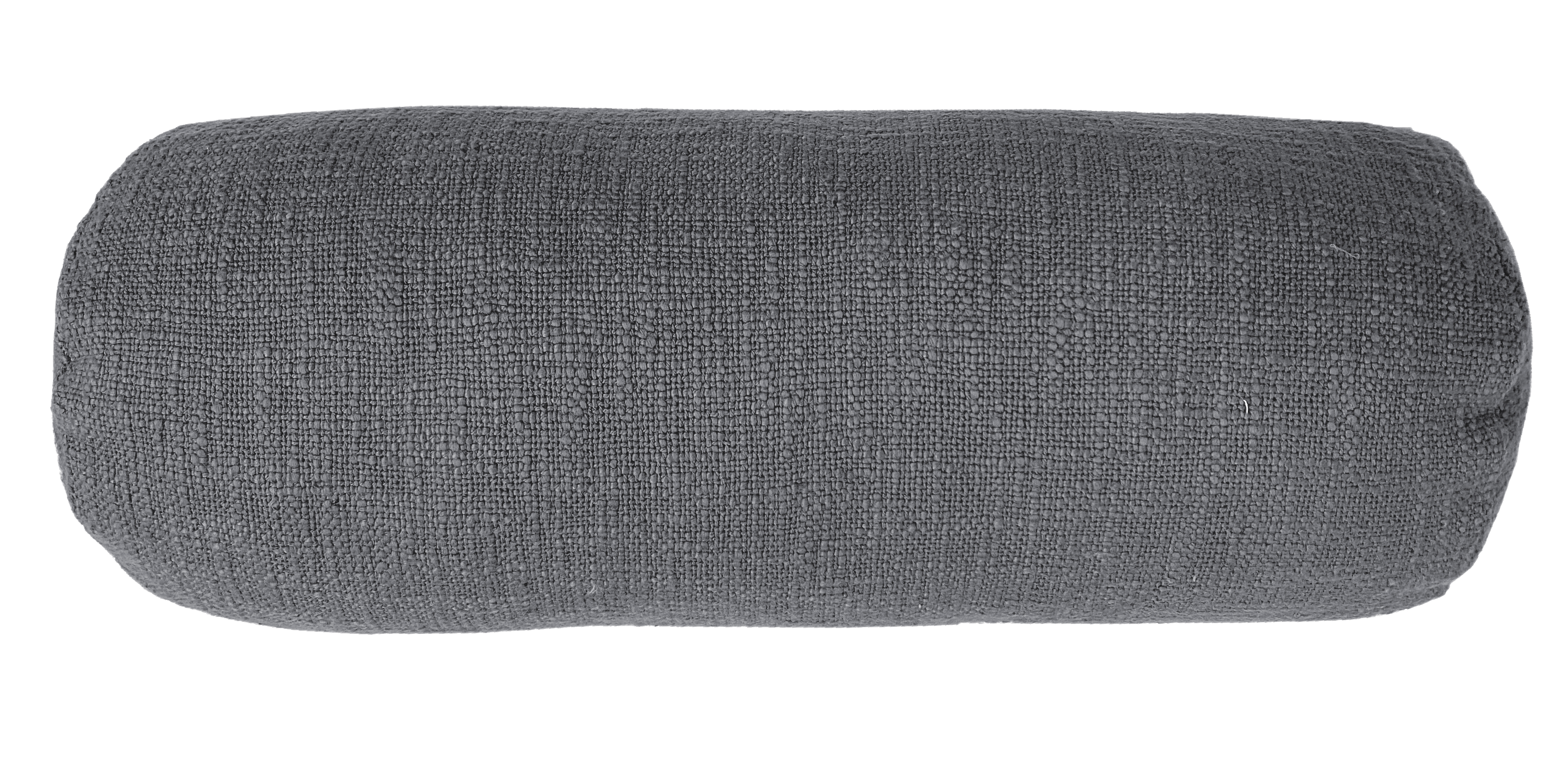 Bolster COTTON SLUB 15 x 45 cm, grey