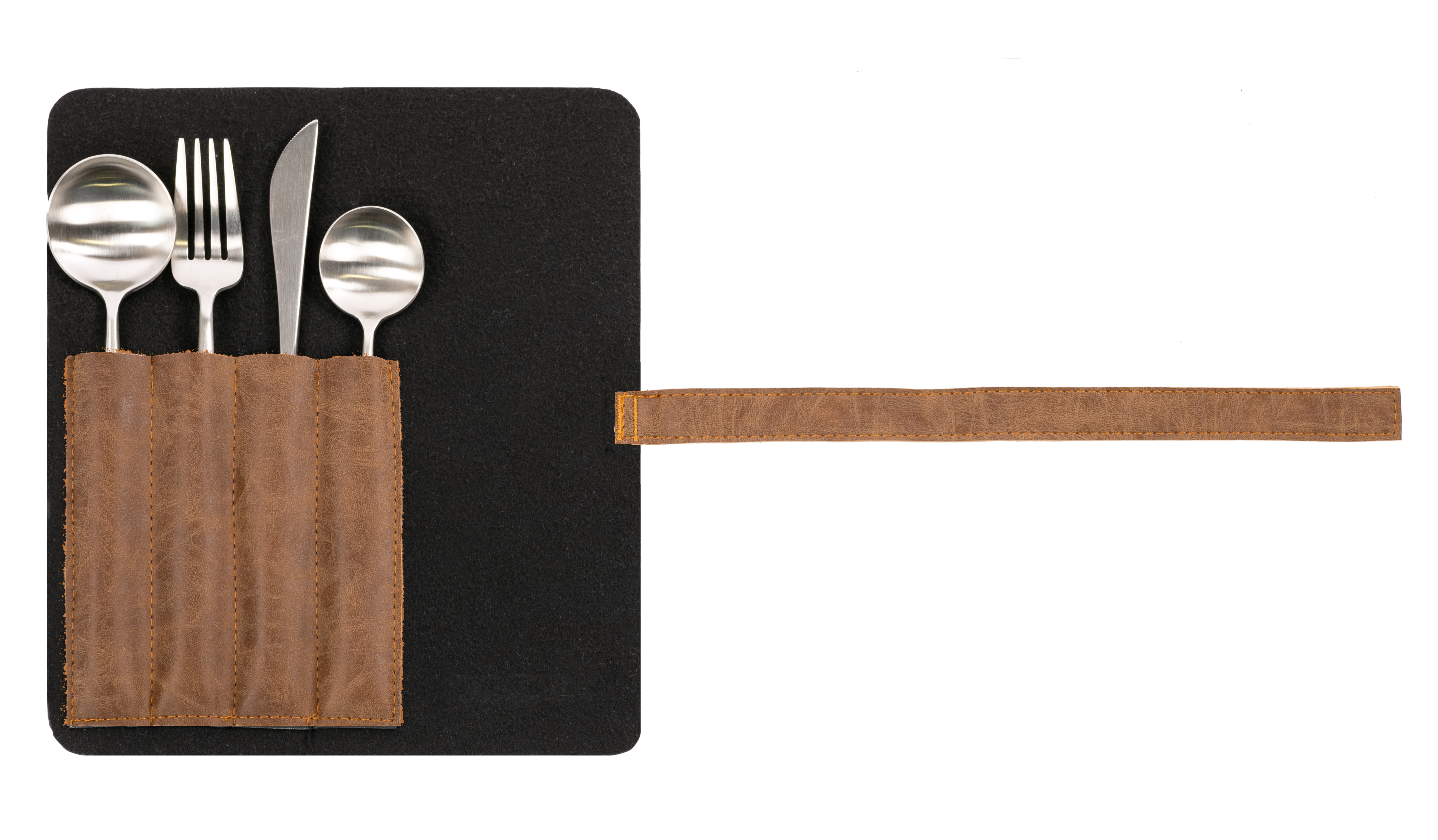 Cutlery holder TRUMAN, 22.5 x 26 cm, walnut- SET/2