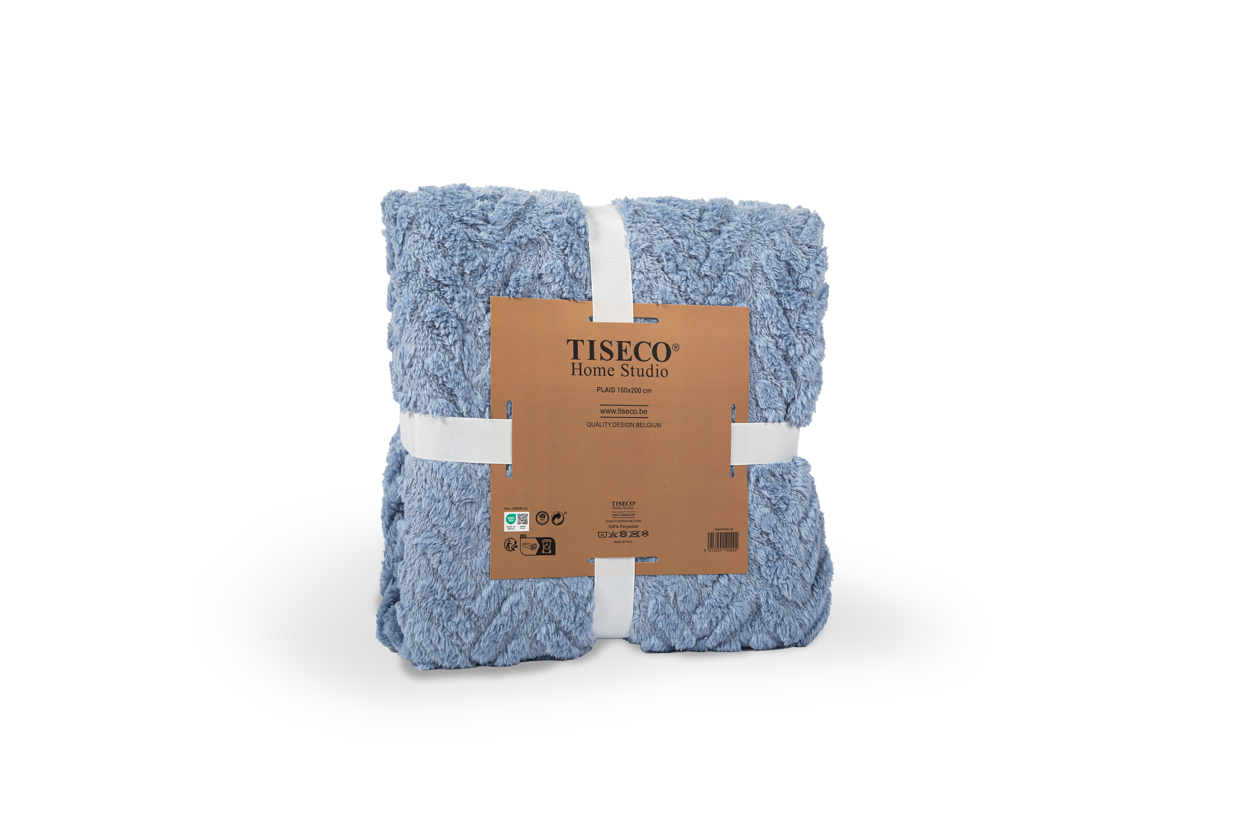 Plaid RENA HERRINGBONE - 150x200 cm, bleu