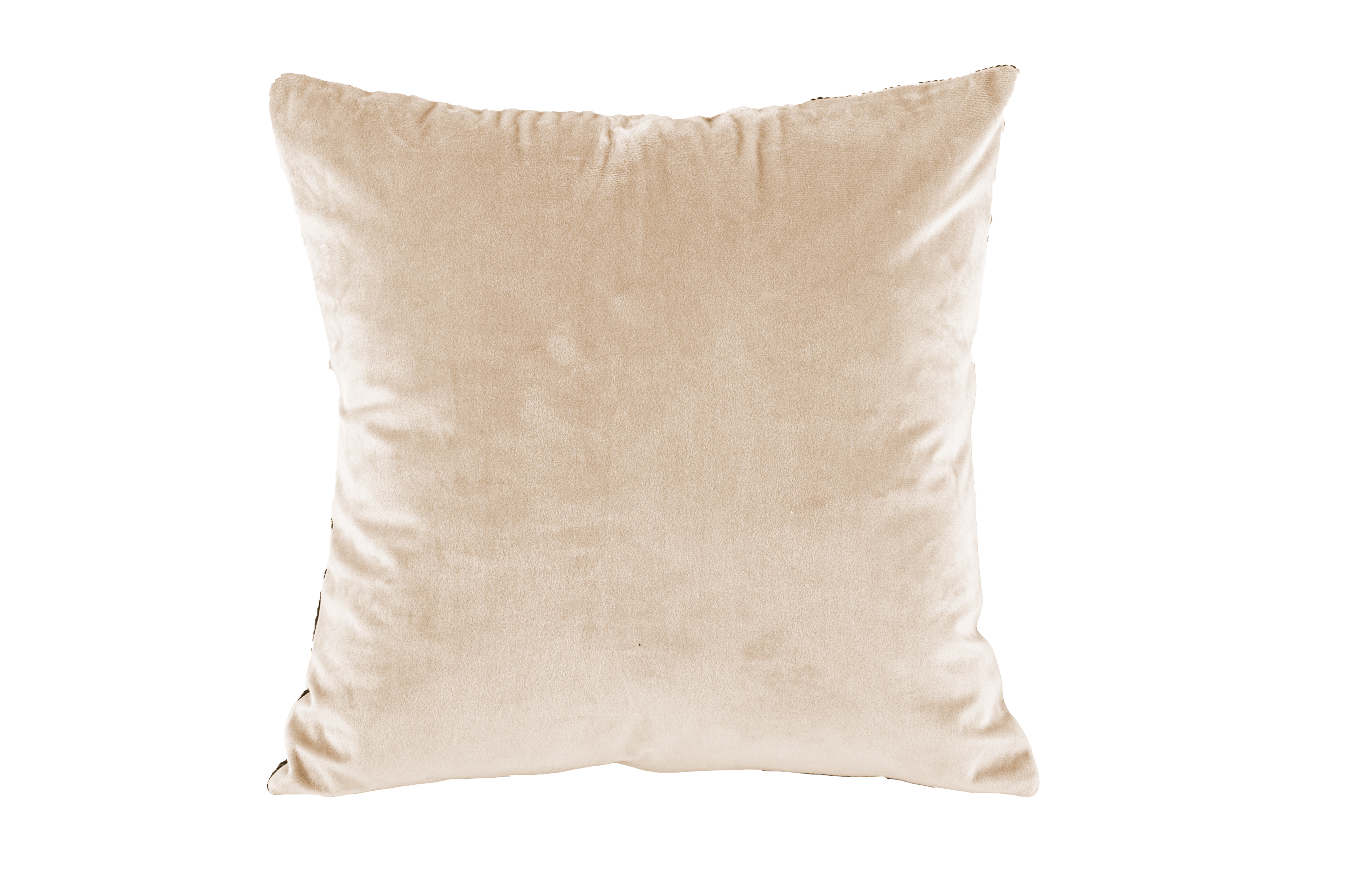 Kussen (gevuld) PATCH mix - 45x45cm, brown