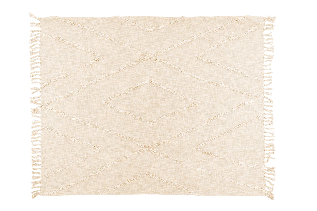 Plaid SAHARA 130x160cm, natural
