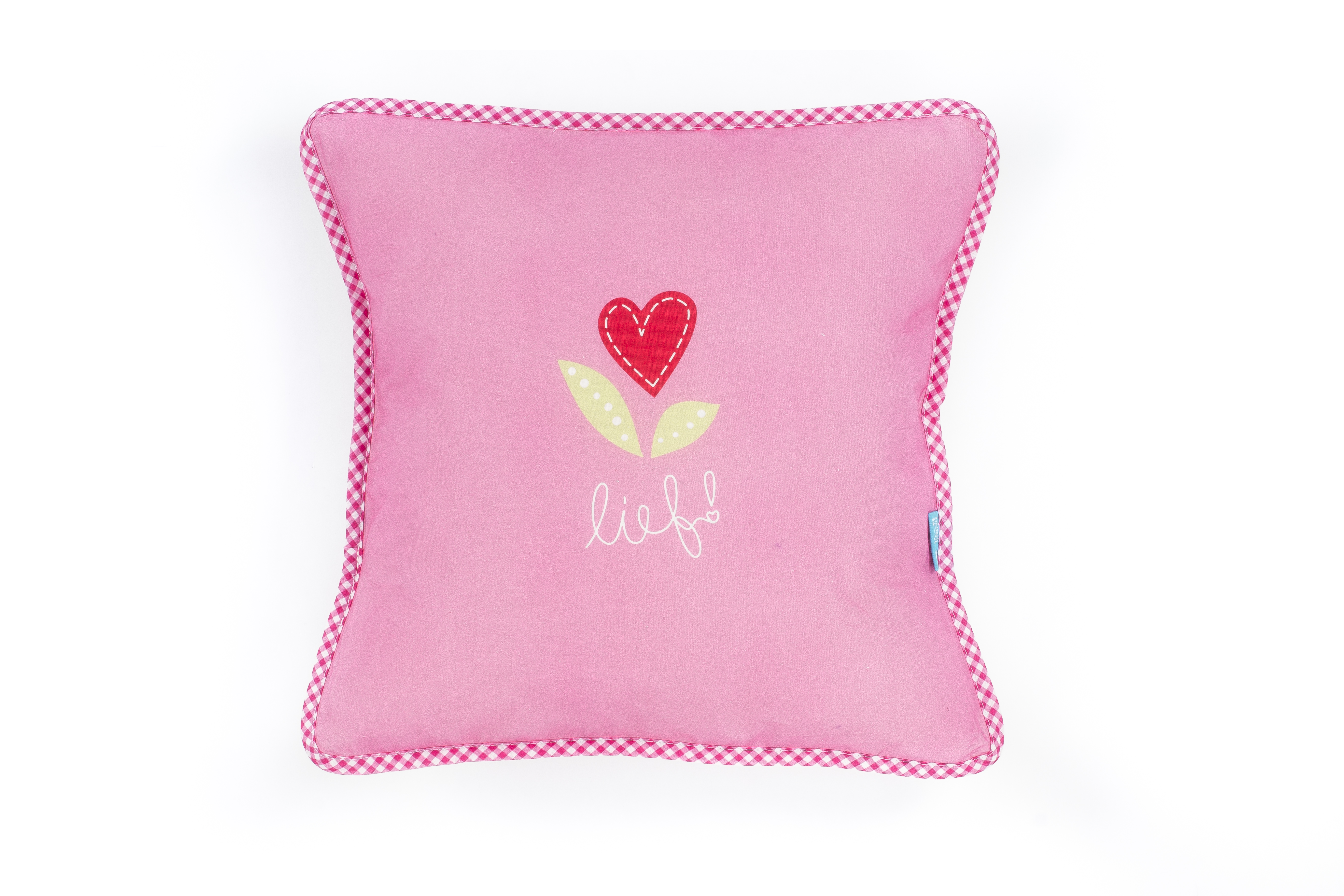 Coussin Girl uni pink, 45x45 cm