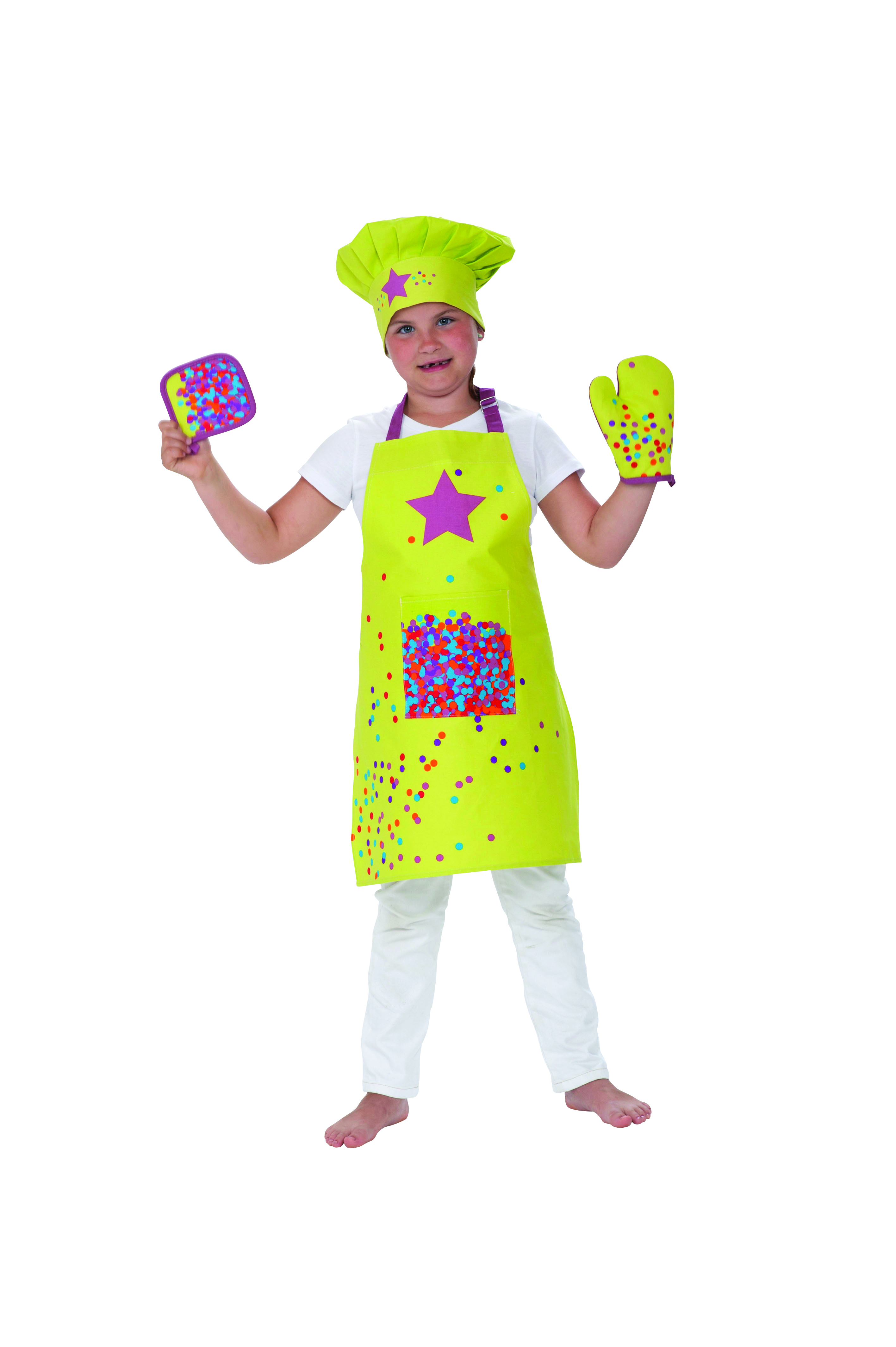 Set de cuisine enfant confetti, mc green