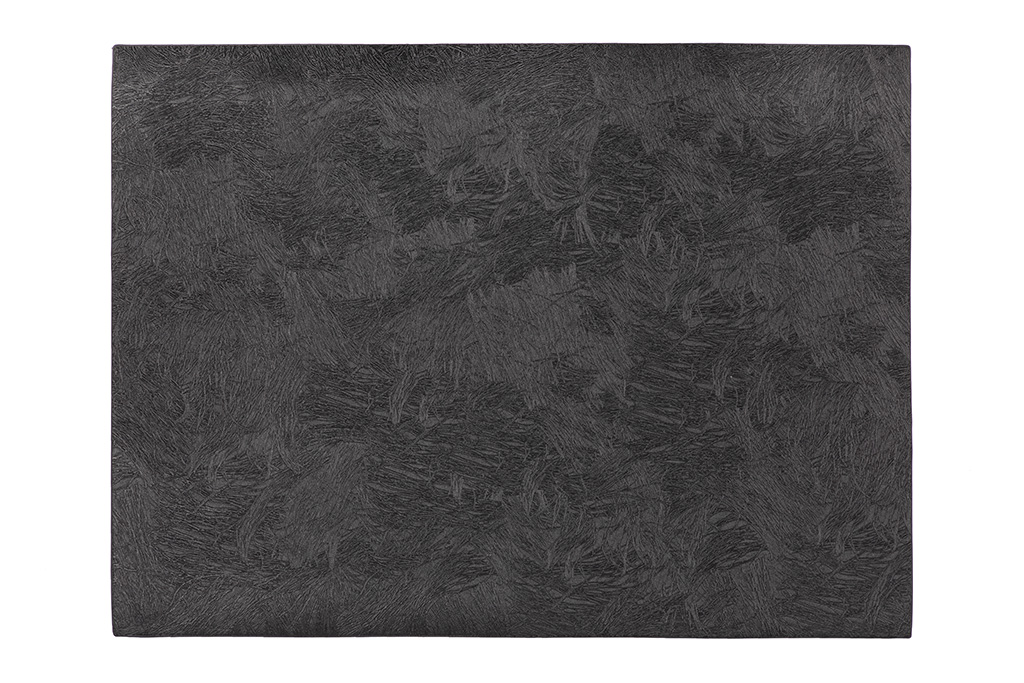 Placemat FEATHER, 33x45cm, zwart