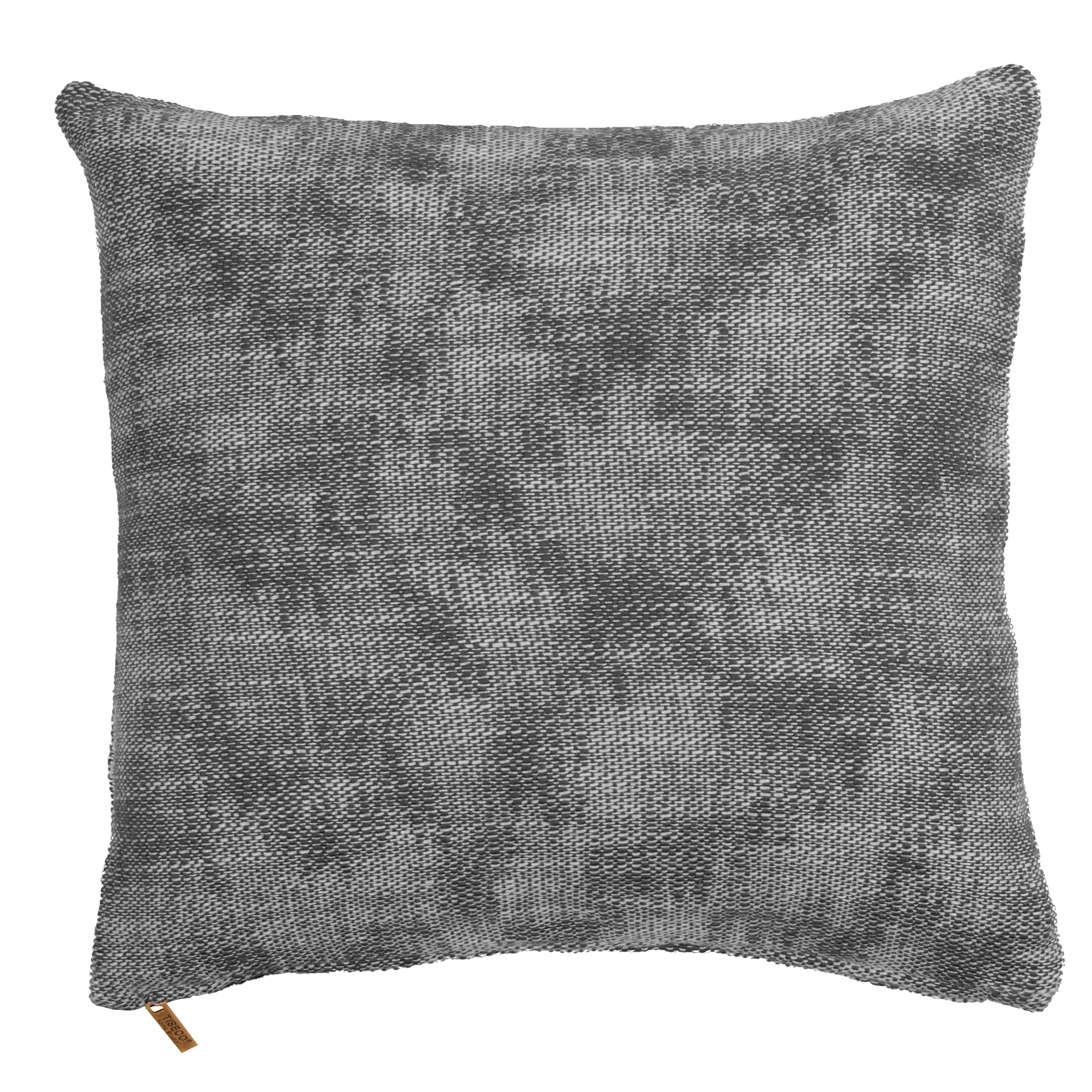 Cushion (filled)  COTTON SLUB MELANGE 45X45cm, grey