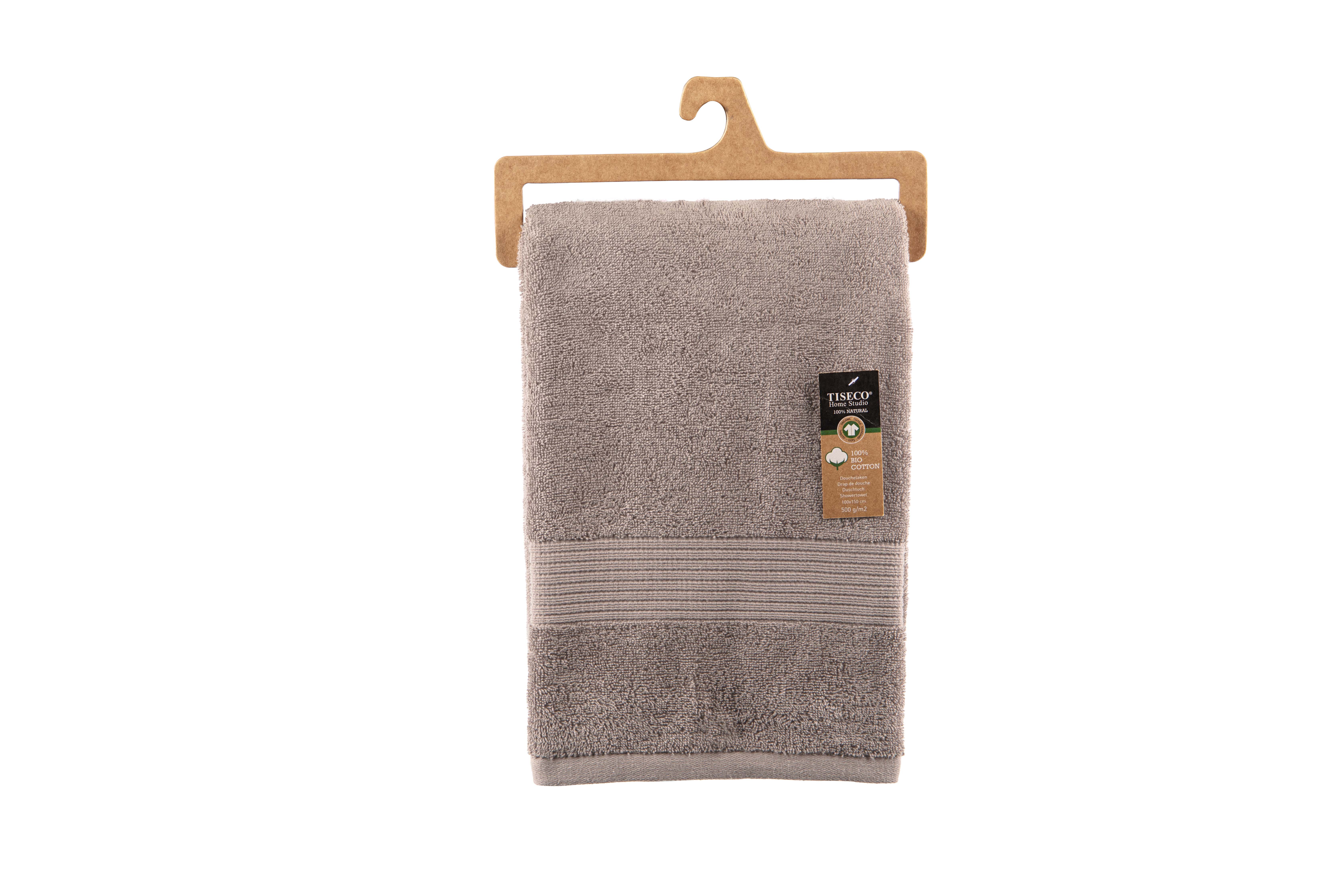 Shower towel EDEN 100x150cm, taupe