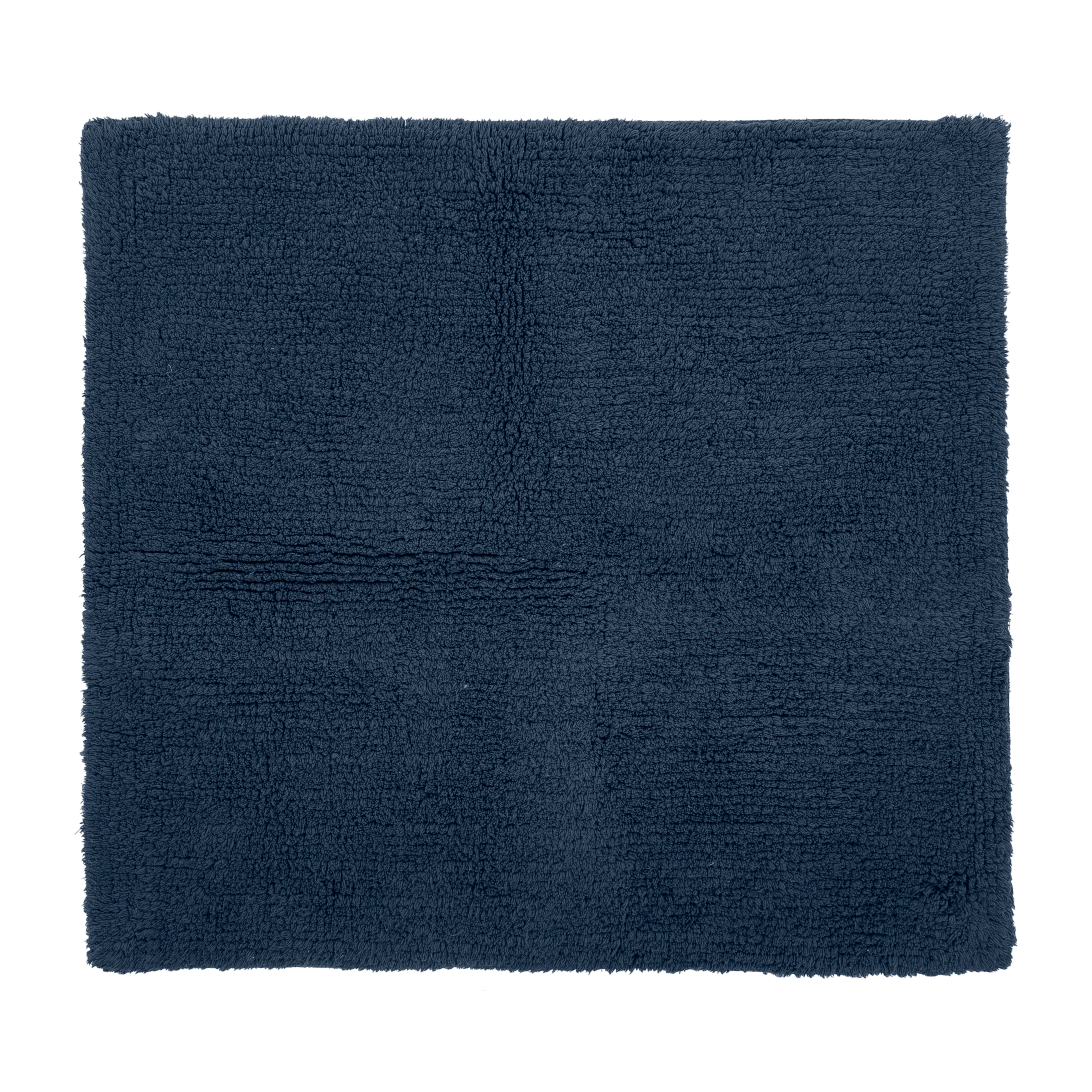 RIVA bath carpet - cotton anti-slip, 60x60cm, blue insigna