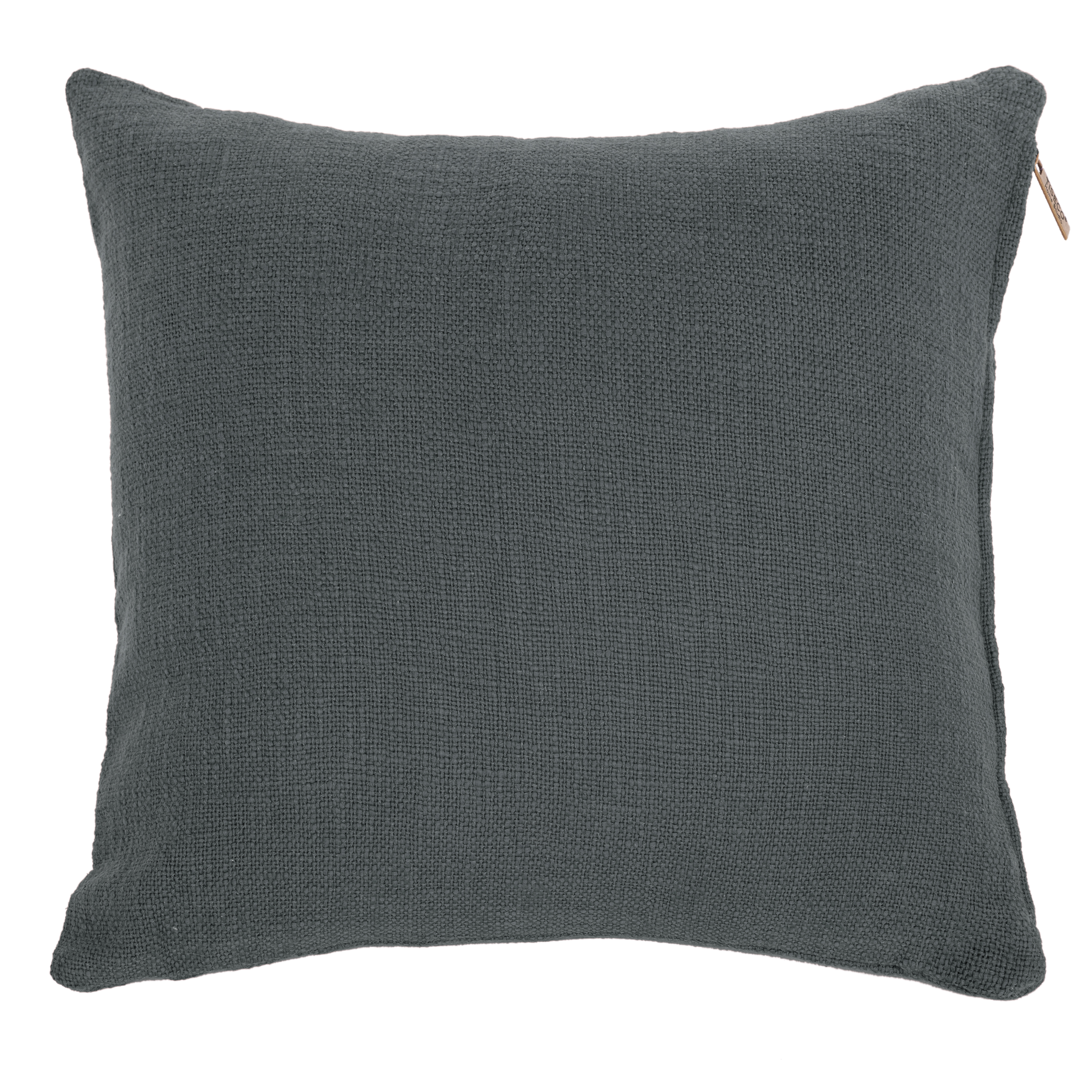 Kussen (gevuld) COTTON SLUB 60x60cm, grey