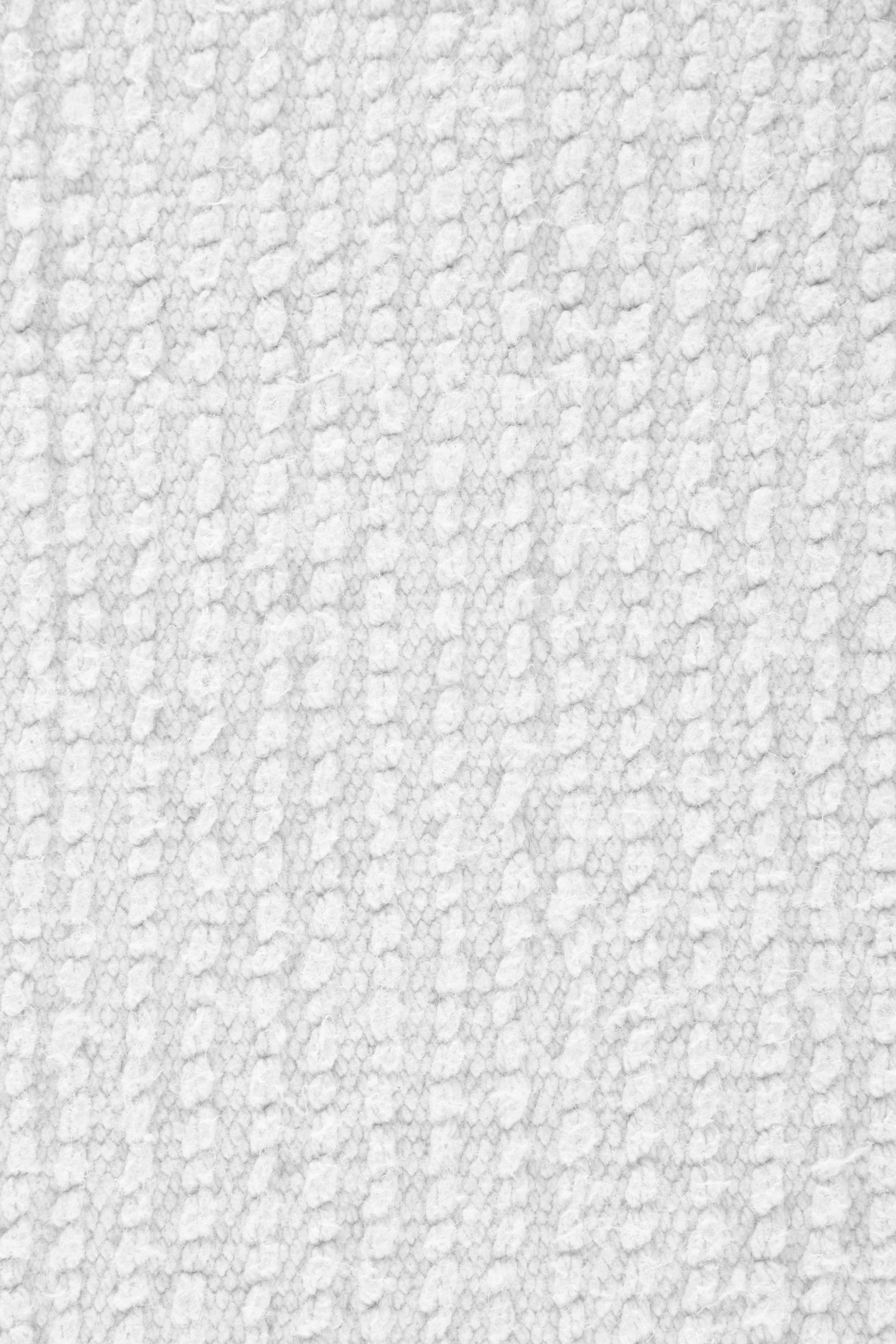 Bath mat RIVA - Cotton - Non-slip - 60x100 cm, white