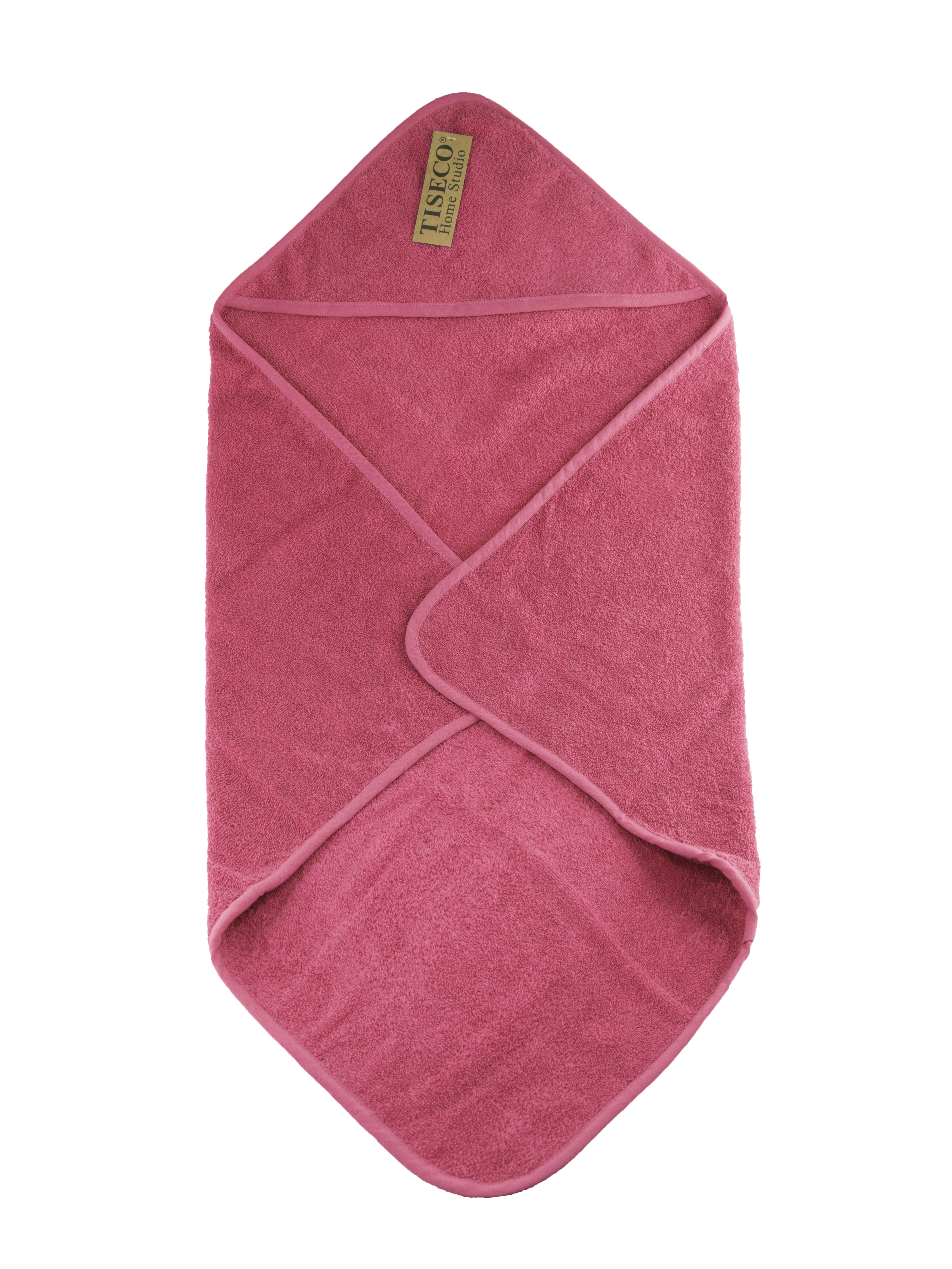 Baby badcape - 75x75 cm, fuchsia