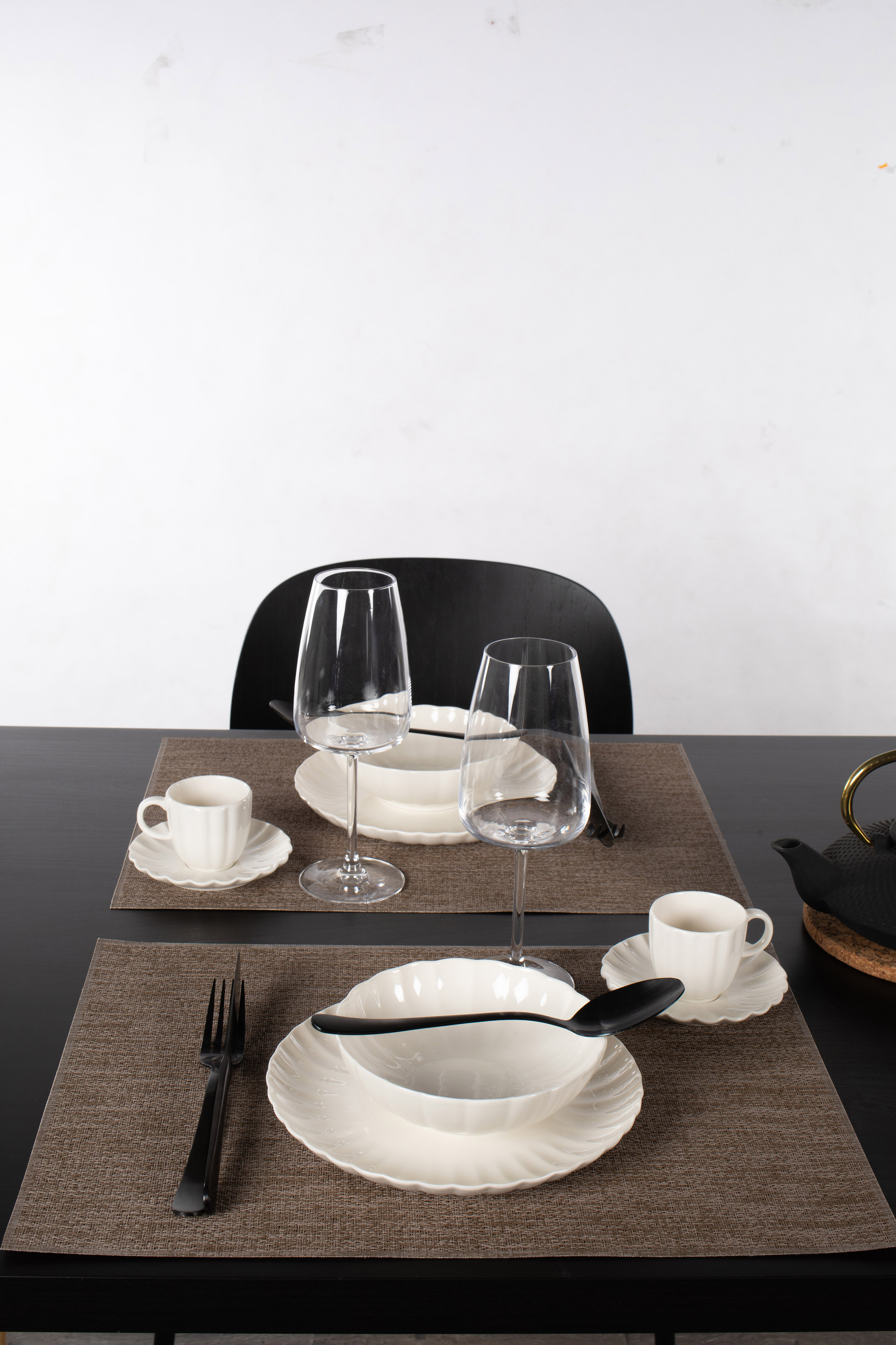 Set de table PURUS - Microban® - 33x45 cm, cappucino