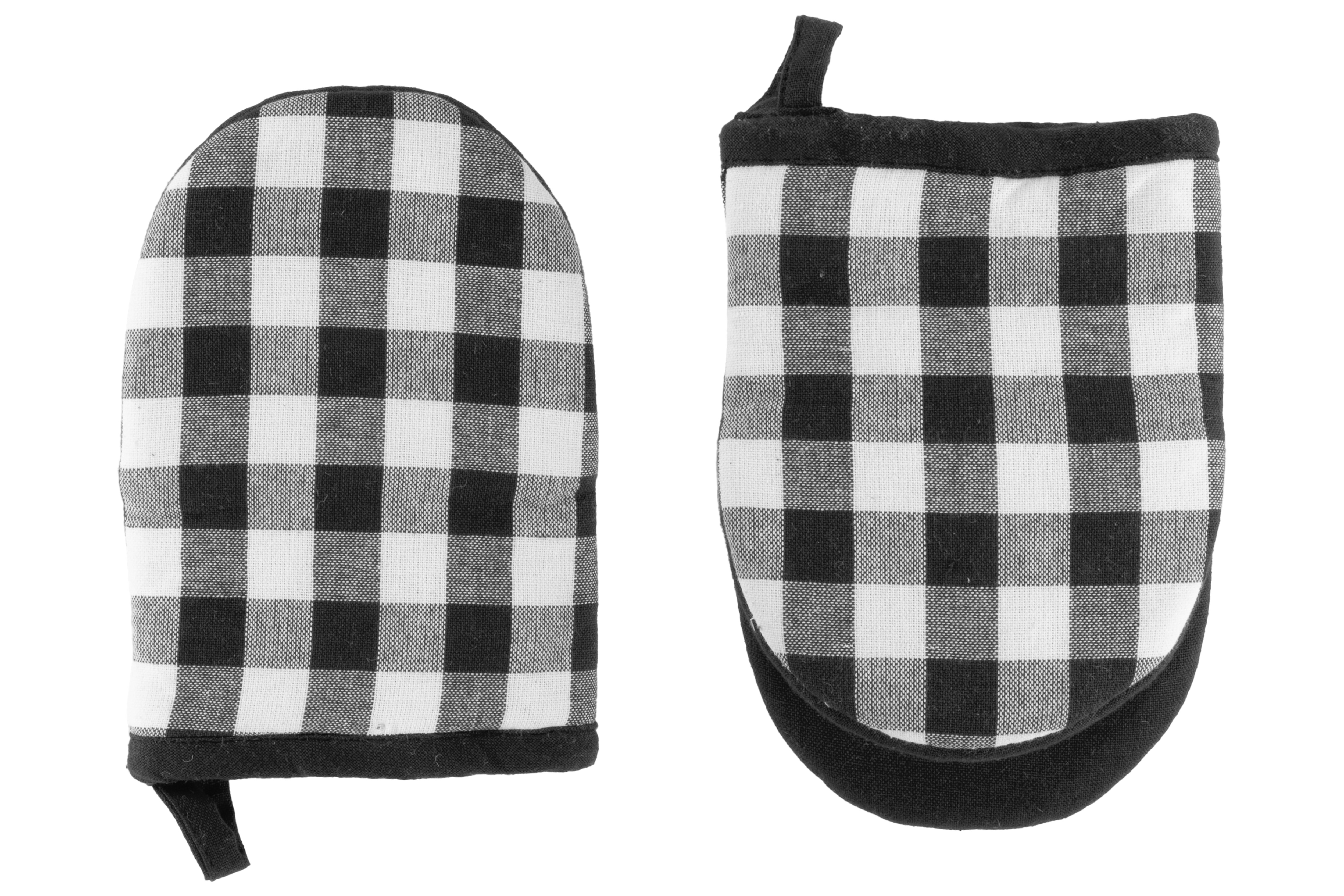Gripper GINGHAM - SET/2 - 13x19 cm, noir