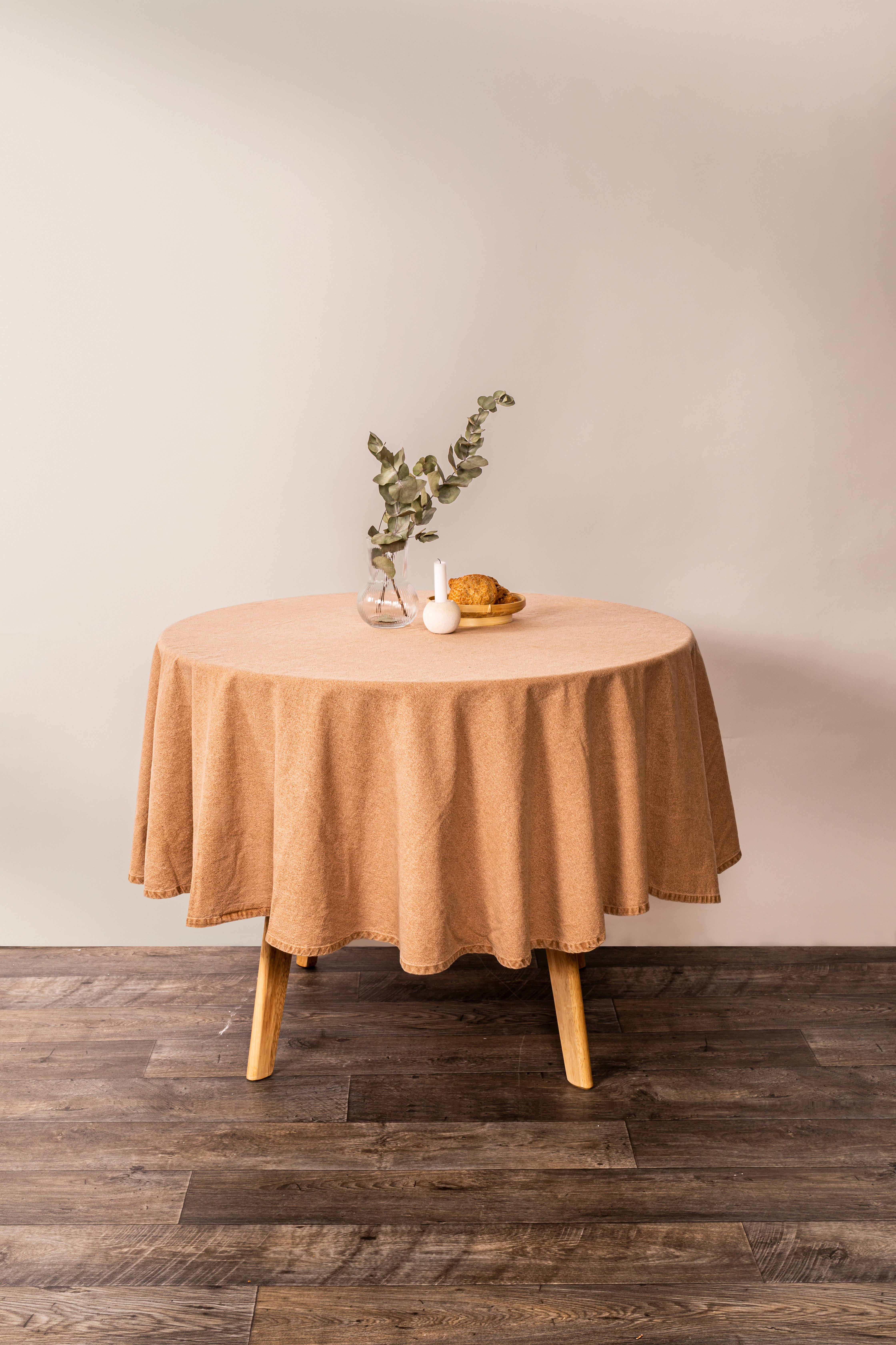 Table cloth MYRNA dia 180 cm - indian tan
