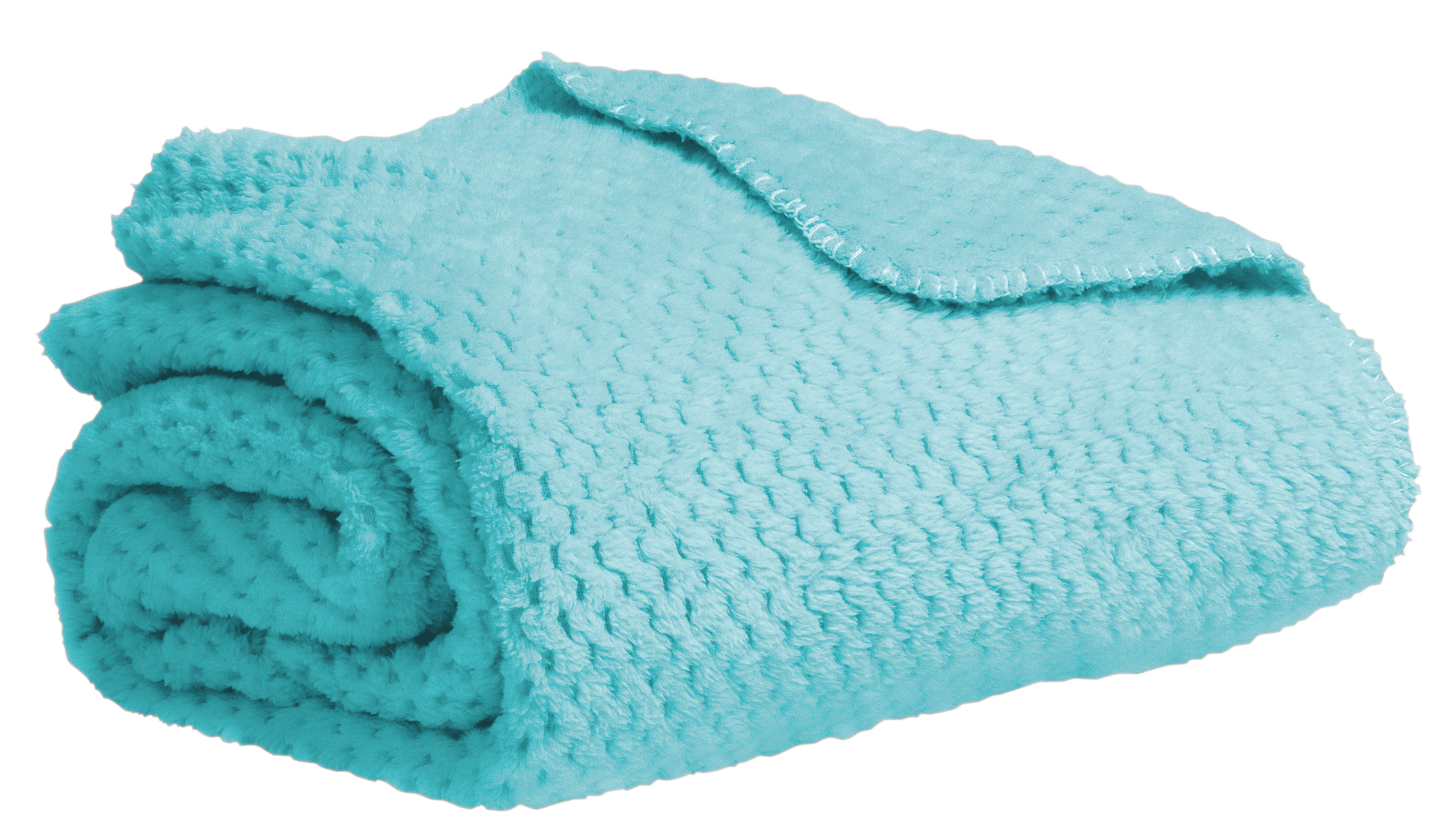 Plaid Fish Skin 150x200cm, turquoise