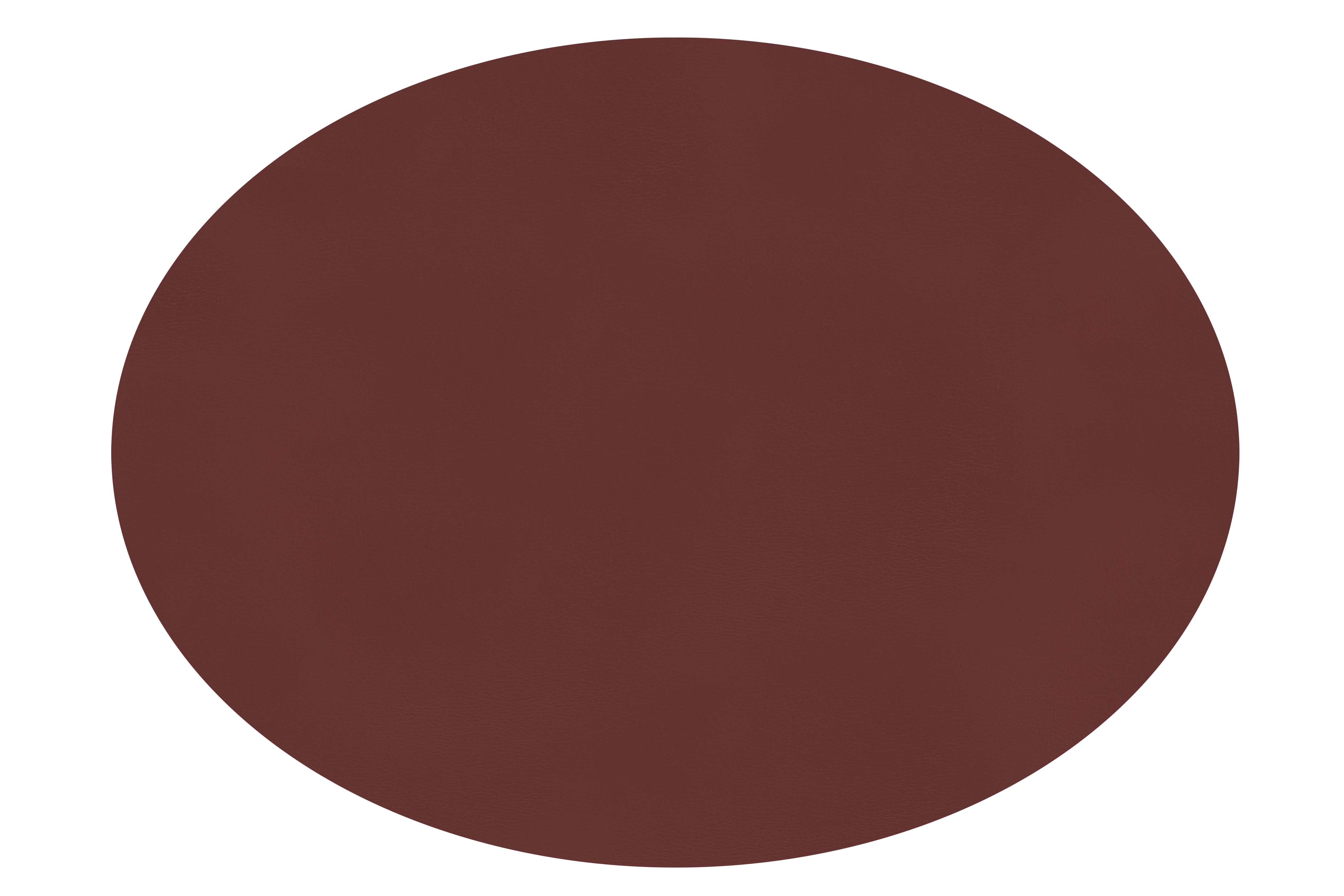 Set de table TOGO, ovale, 33x45cm, rouge