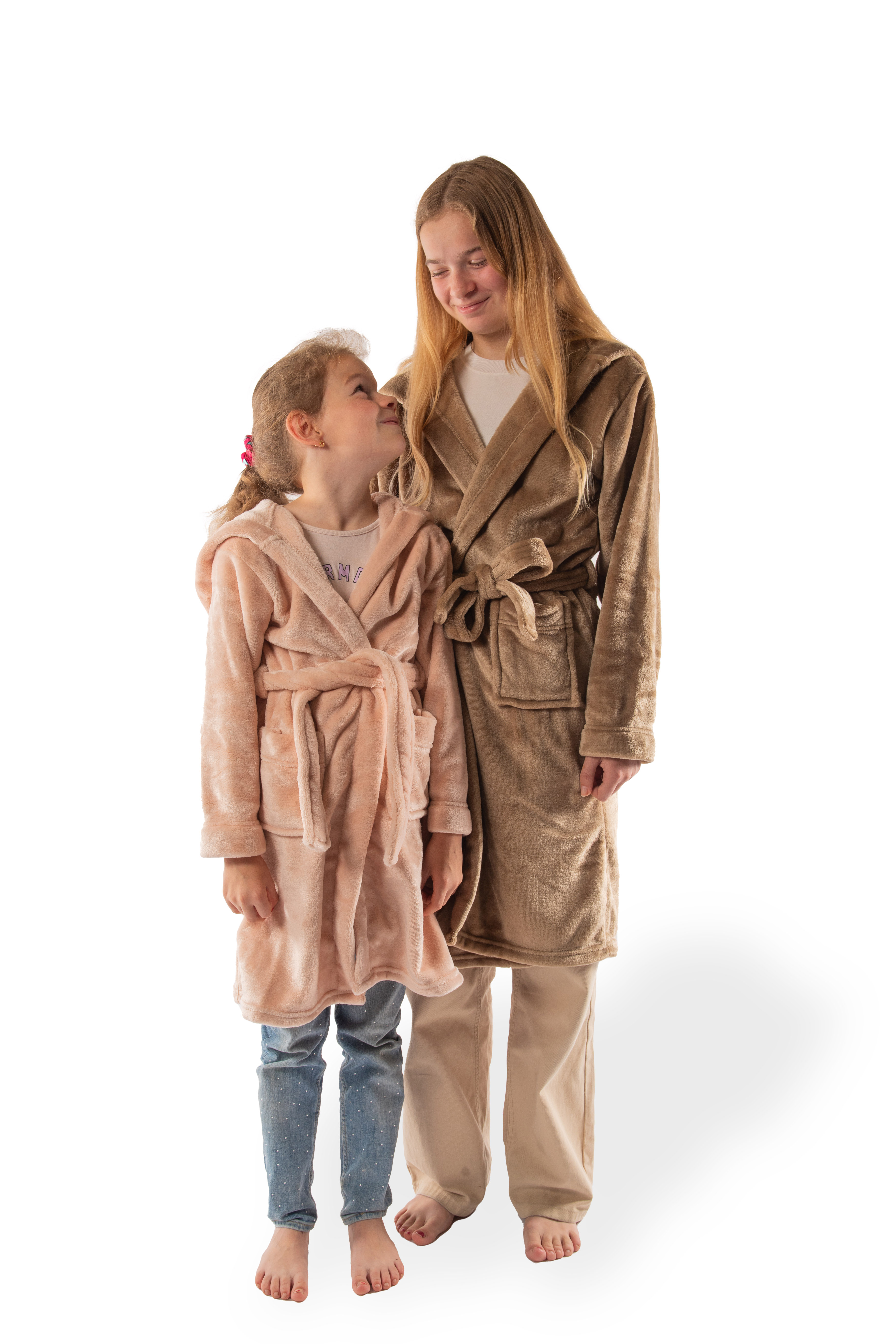 Peignoir COSY DELUX - 158/164, taupe