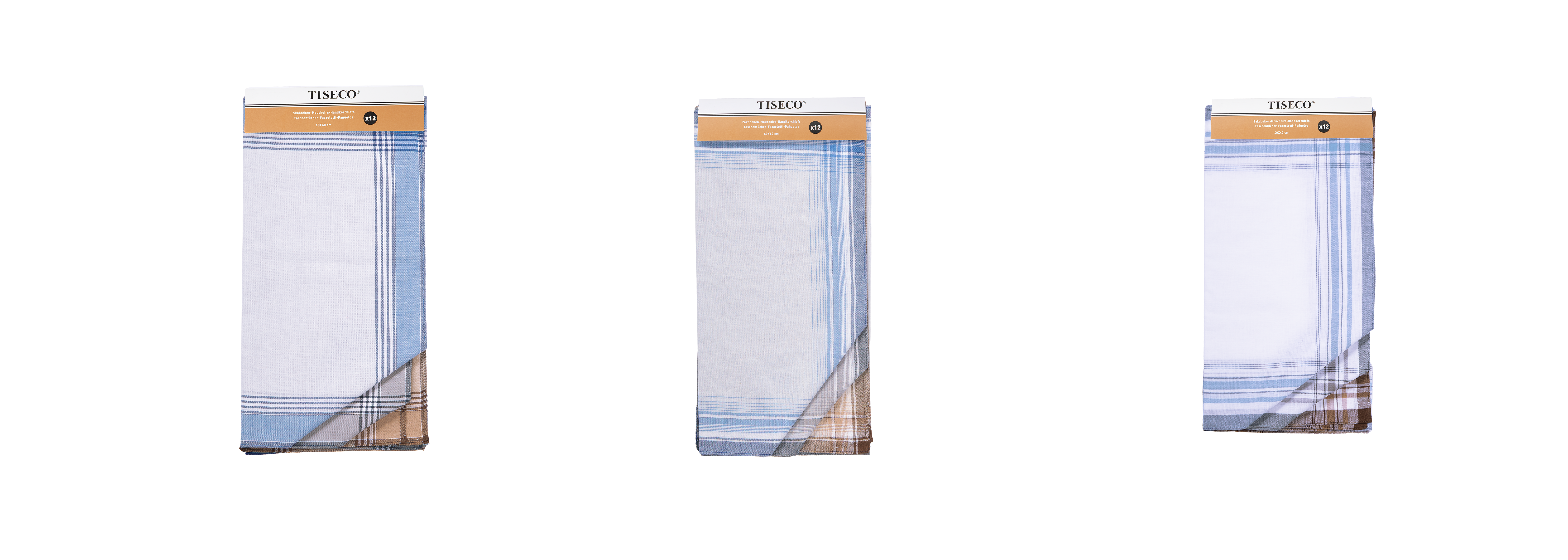 Men handkerchief PRIMO 3 - SET/12 - 40x40 cm