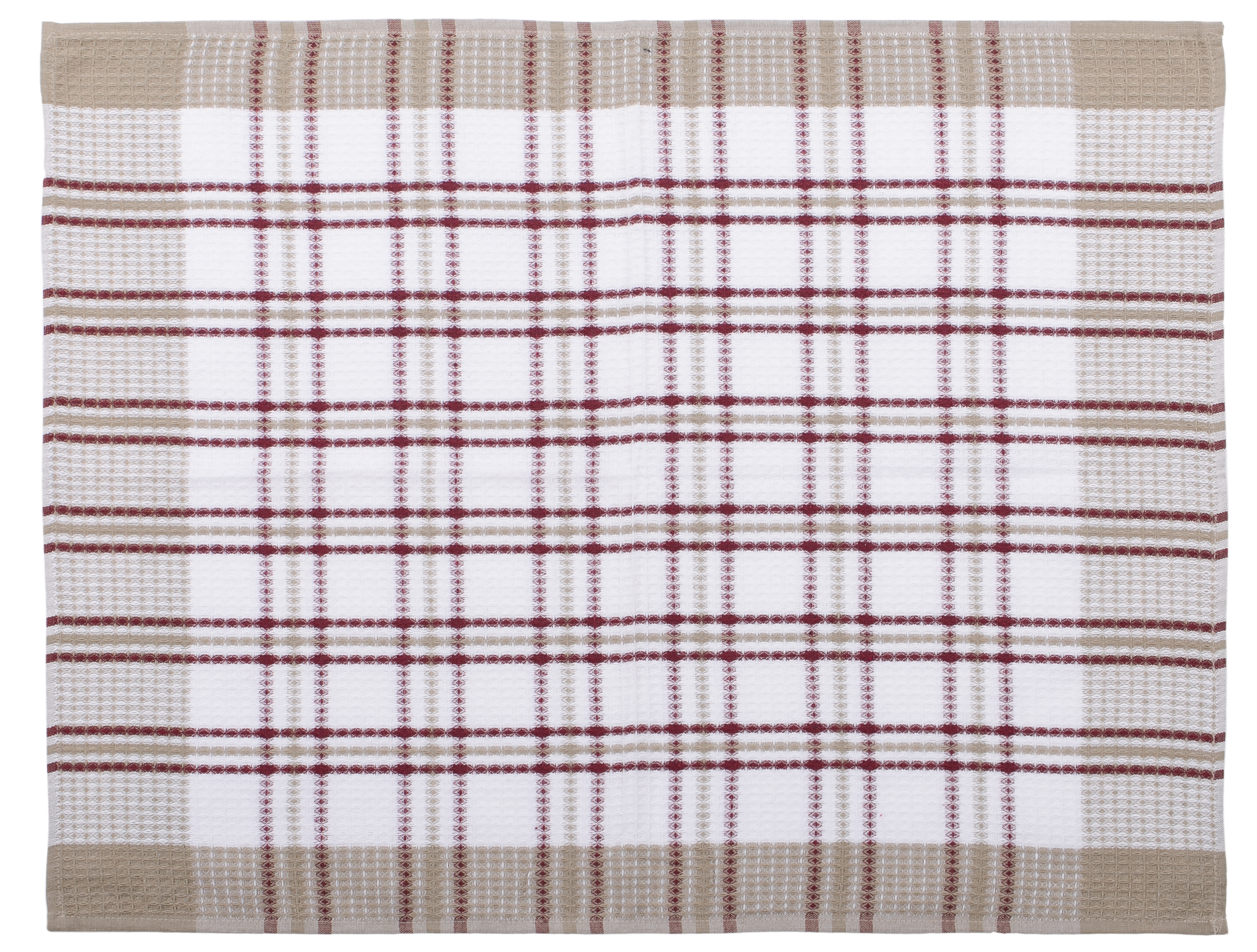 Torchon  HONEY WAFFLE - SET/4 - 50x70 cm, rouge
