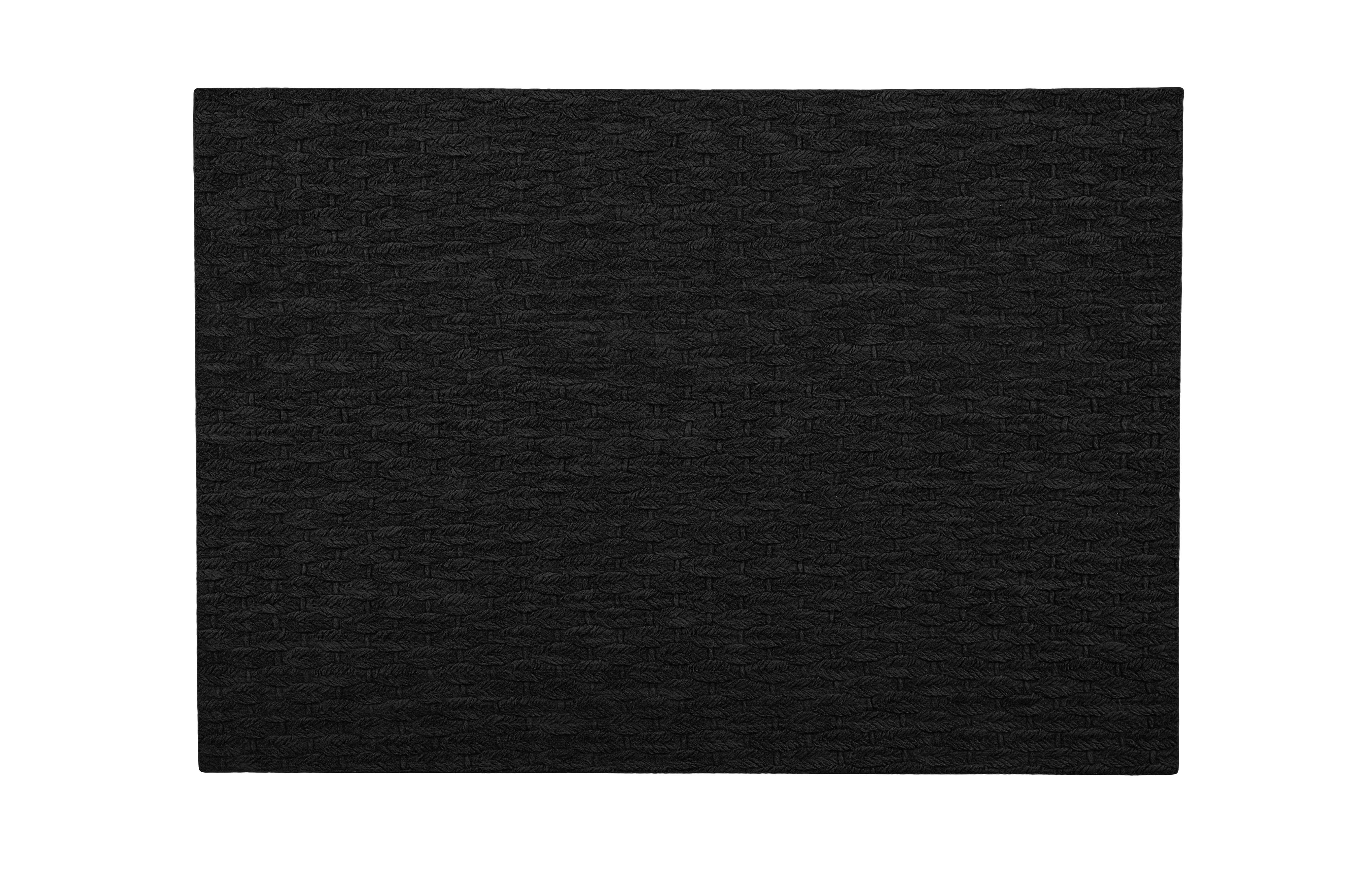 Placemat ARBIN - Leather look imitation- 45x33cm, black