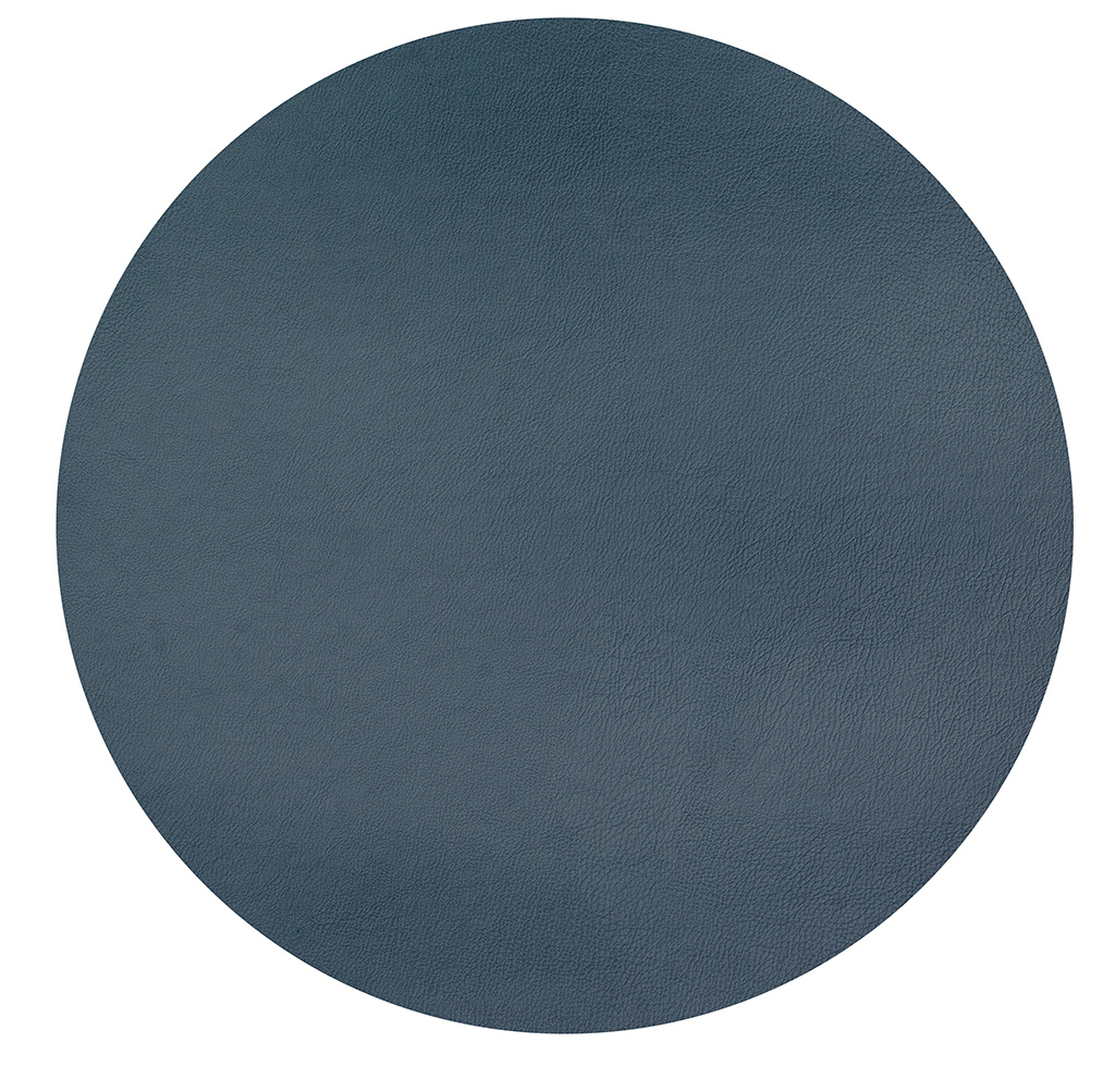 Placemat round - TOGO -  38cm, blue