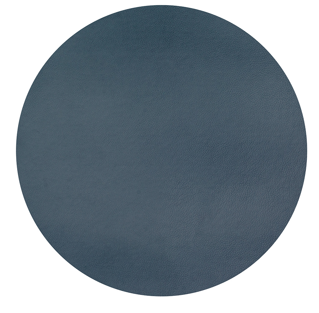 Placemat round - TOGO - 38cm, blue