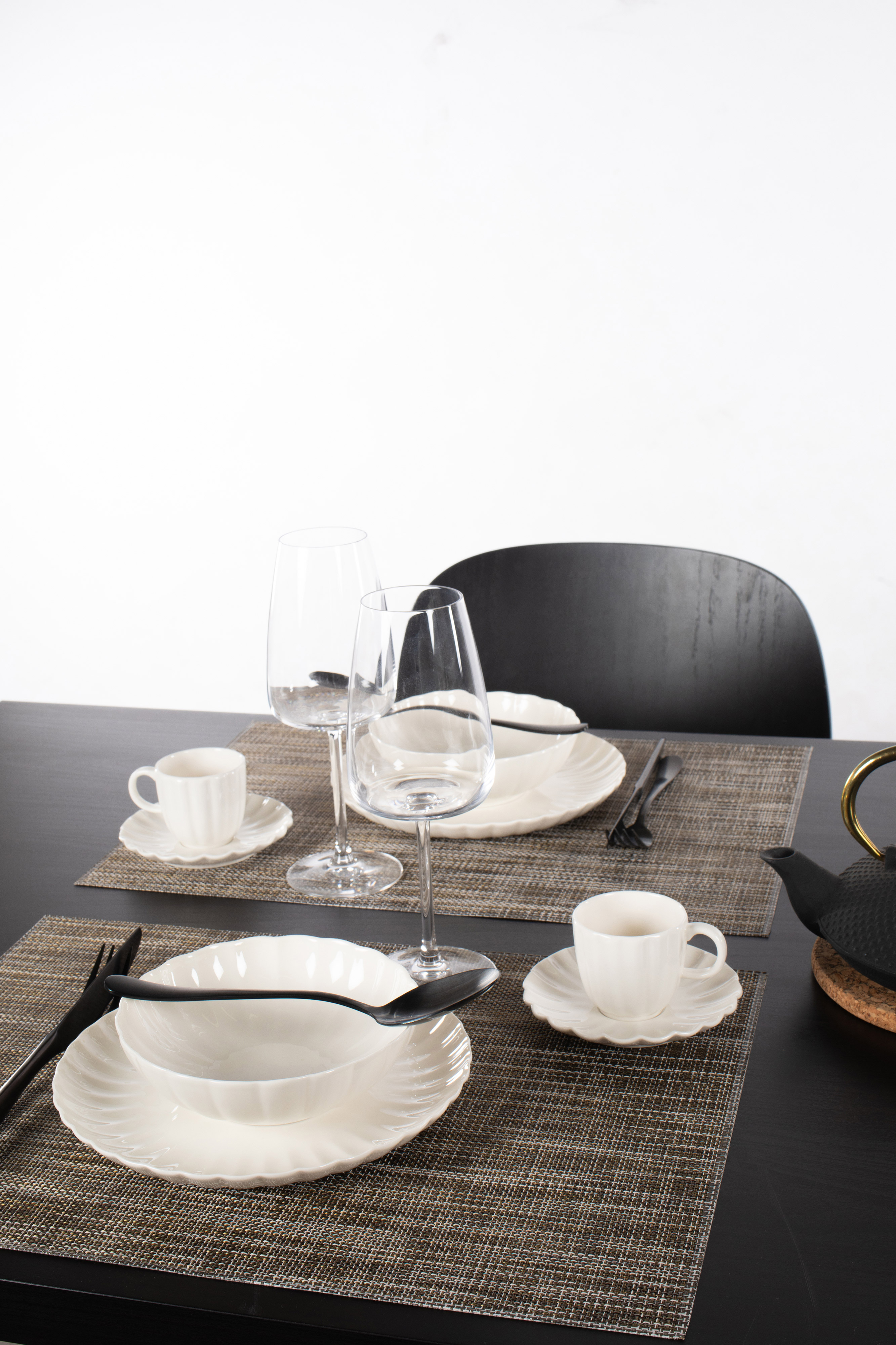 Set de table PURUS - Microban® - 33x45 cm, moka