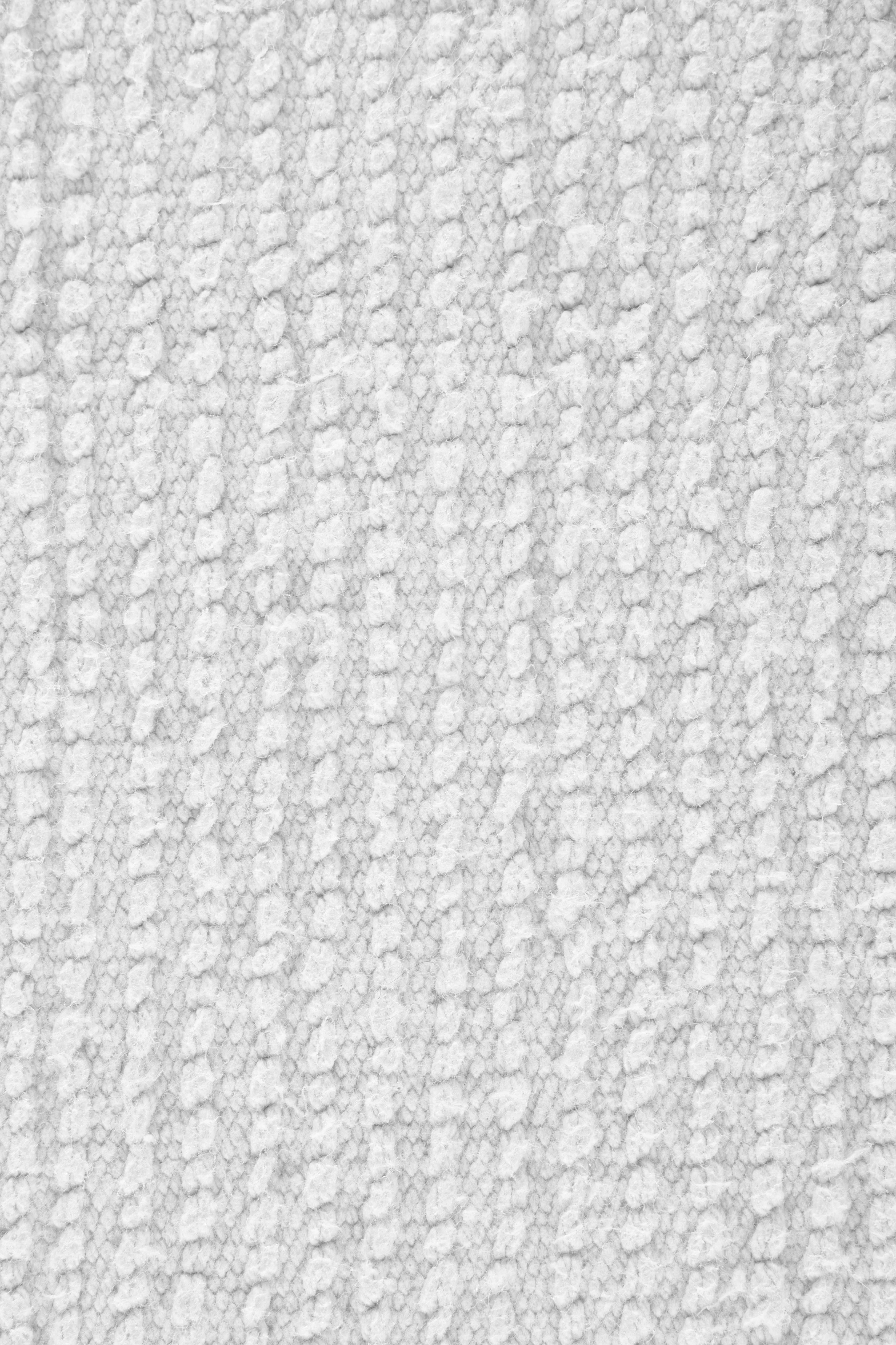 Tapis de bain RIVA - coton antidérapant, 60x100cm, white